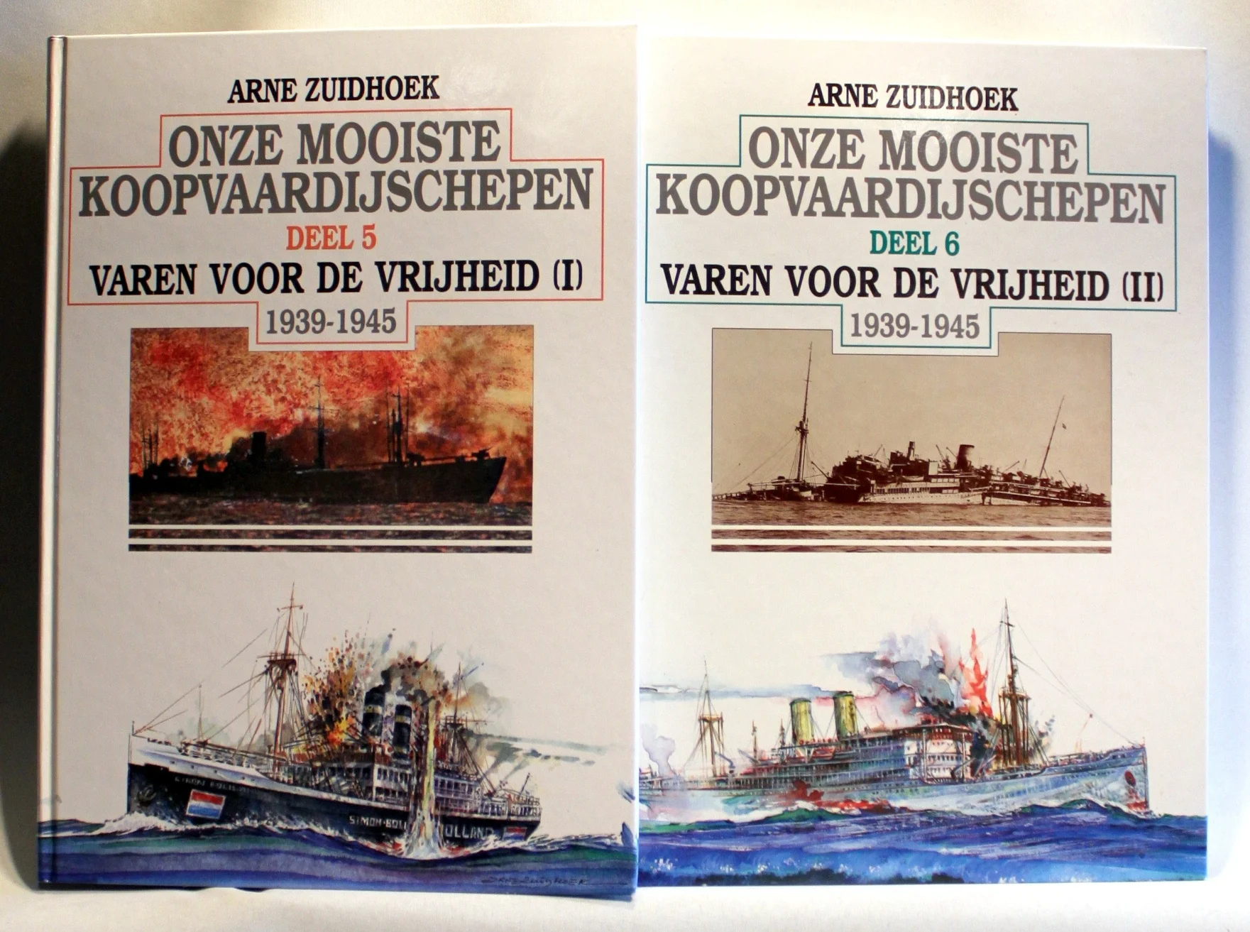 Onze Mooiste Koopvaardijschepen. Varen voor de Vrijheid 1 + 2