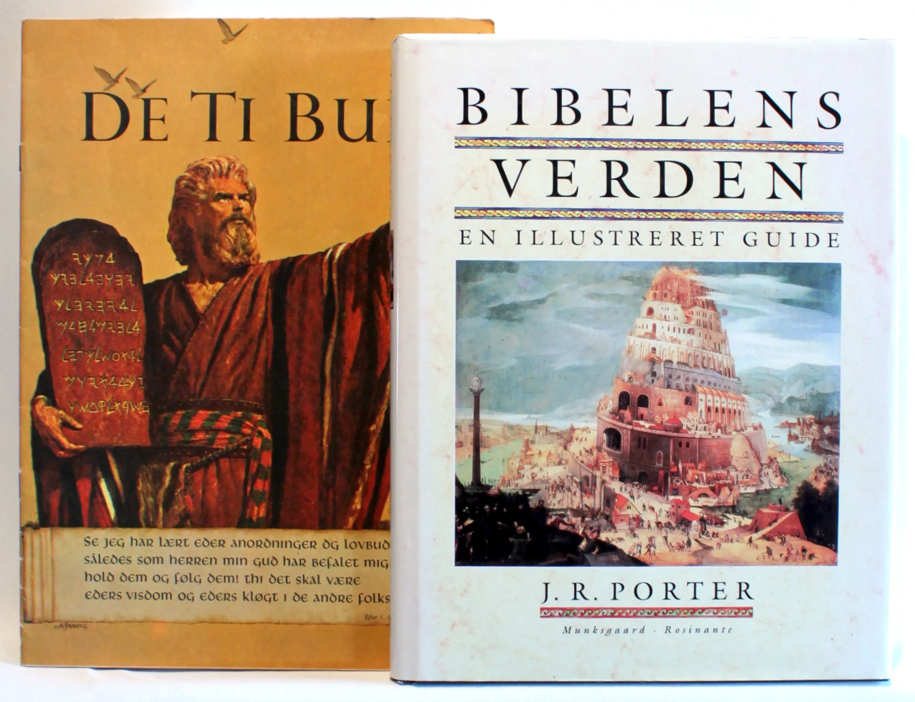 Bibelens verden. En illustreret guide. + De ti bud.