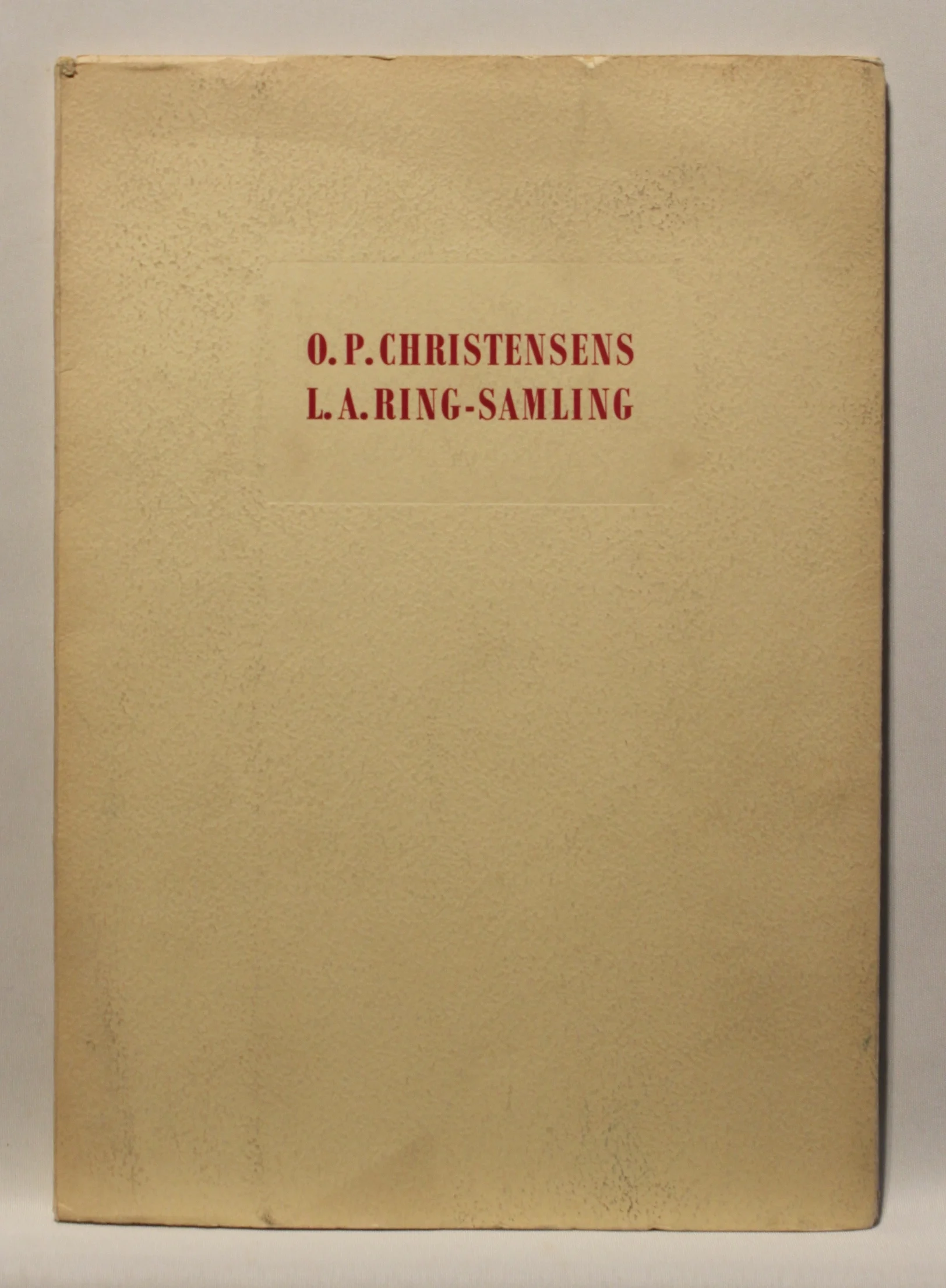 L. A. Ring. Direktør O. P. Christensens Samling