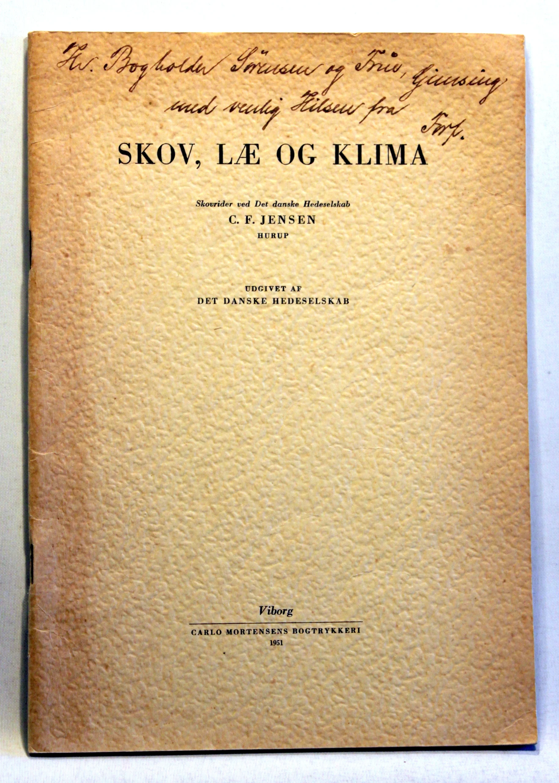 Skov, Læ og Klima