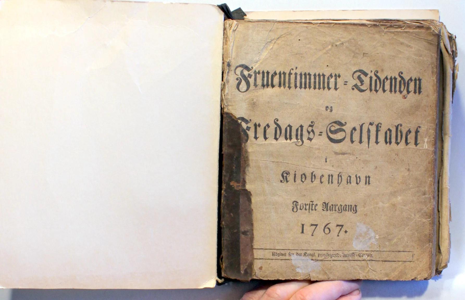 Fruentimmer-tidenden og Fredagsselskabet i Kiøbenhavn