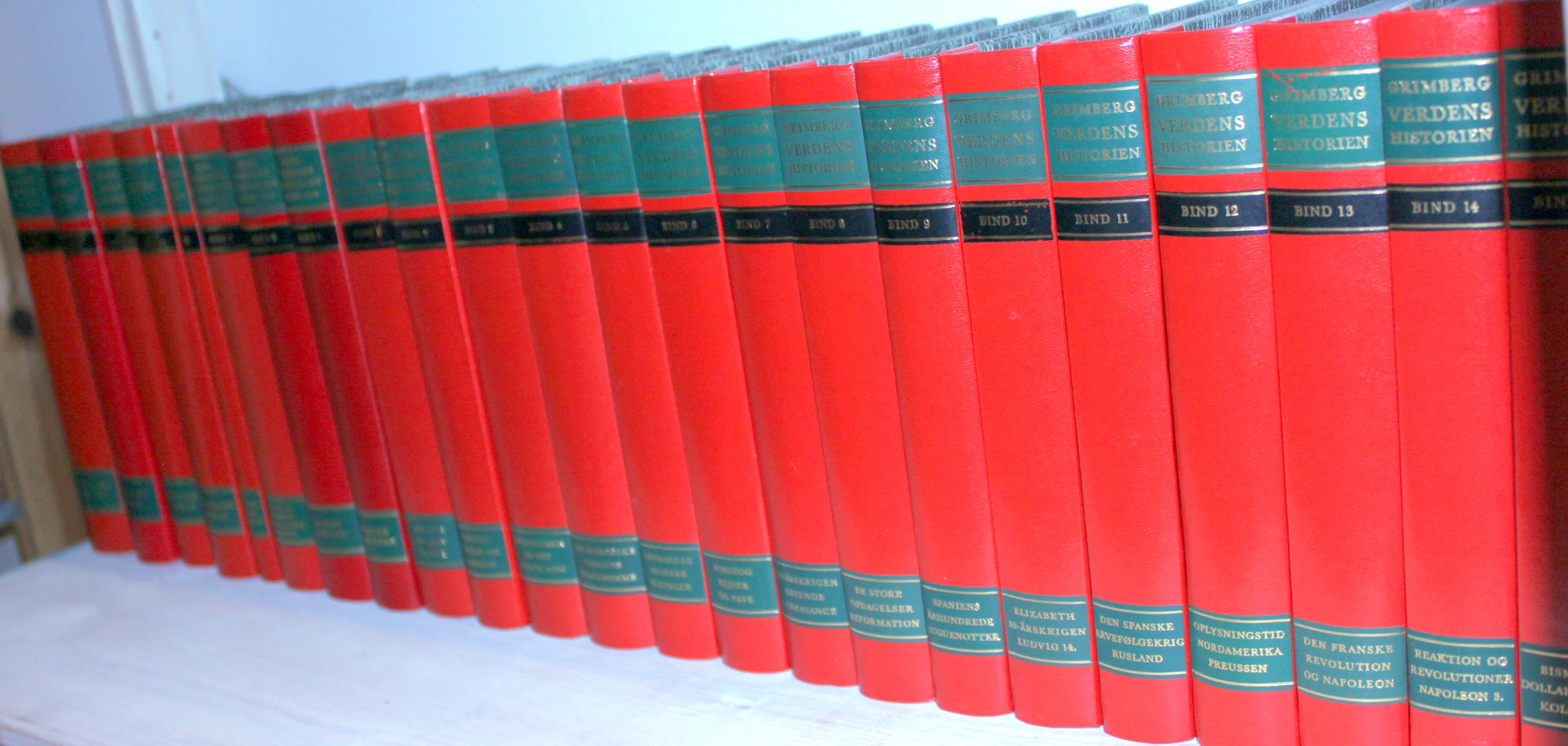 Grimbergs Verdenshistorie + Verdenshistorien efter 1945. 24 Bind.