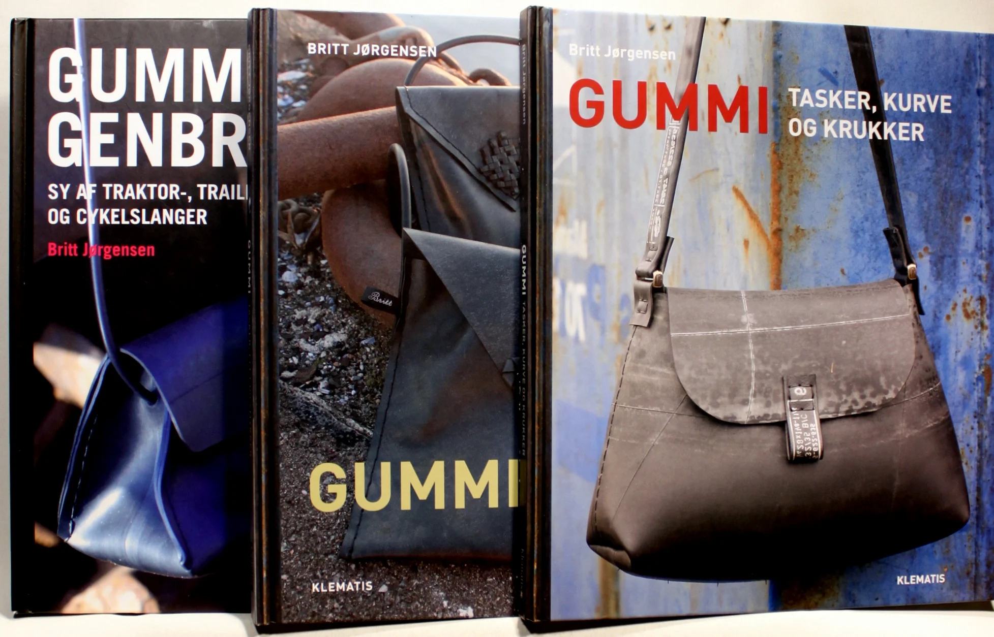 Gummi – Tasker, flet og smykker. Gummi og genbrug – Sy af traktor, trailer og cykelslanger