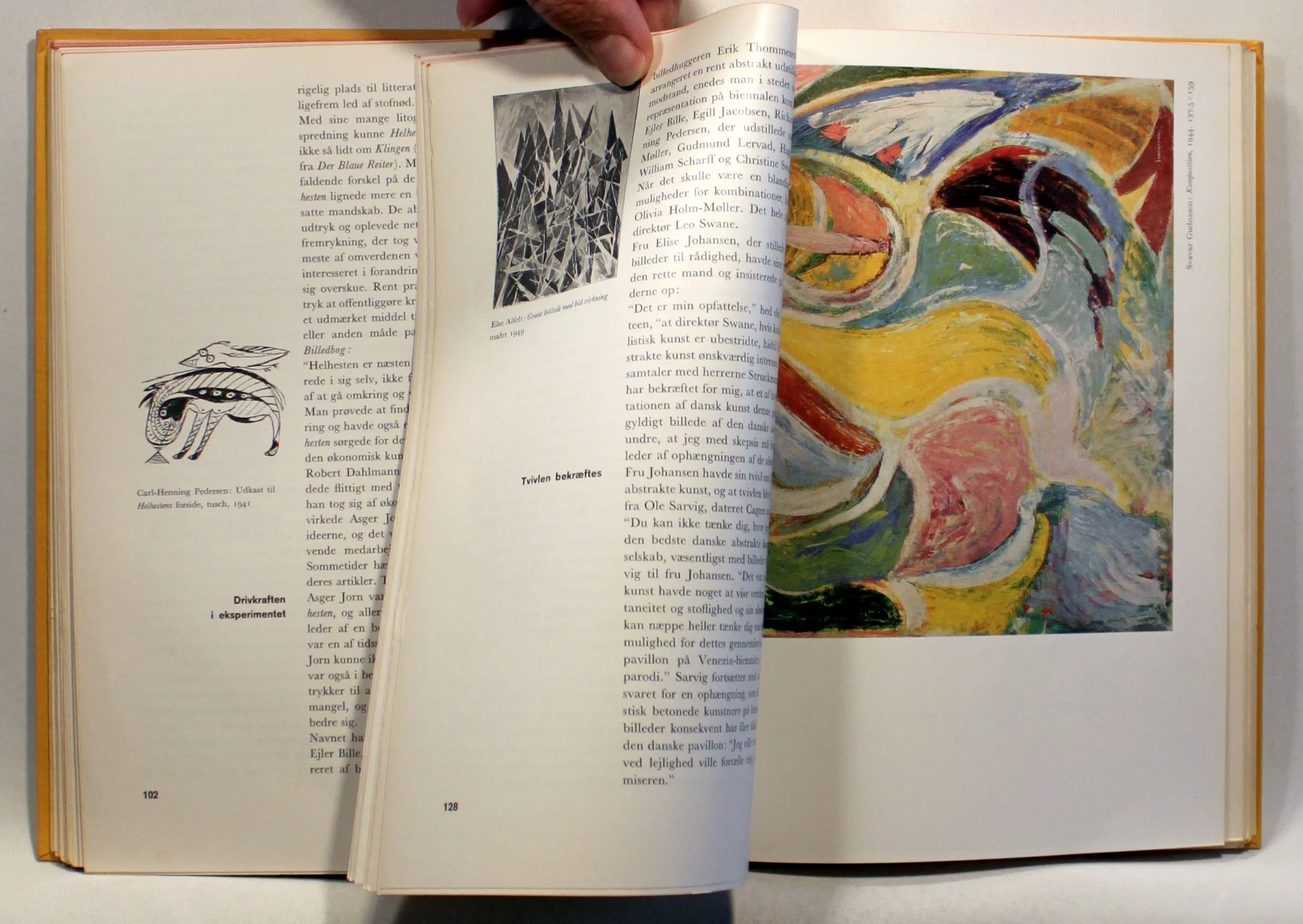 De Abstrakte. Linien – Helhesten – Høstudstillingen – Cobra