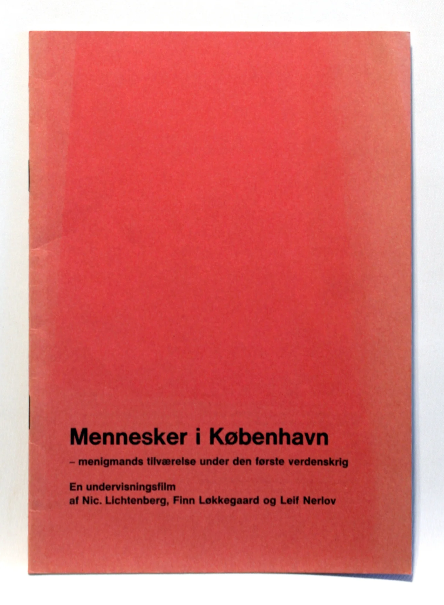 Mennesker i København – menigmands tilværelse under den første verdenskrig