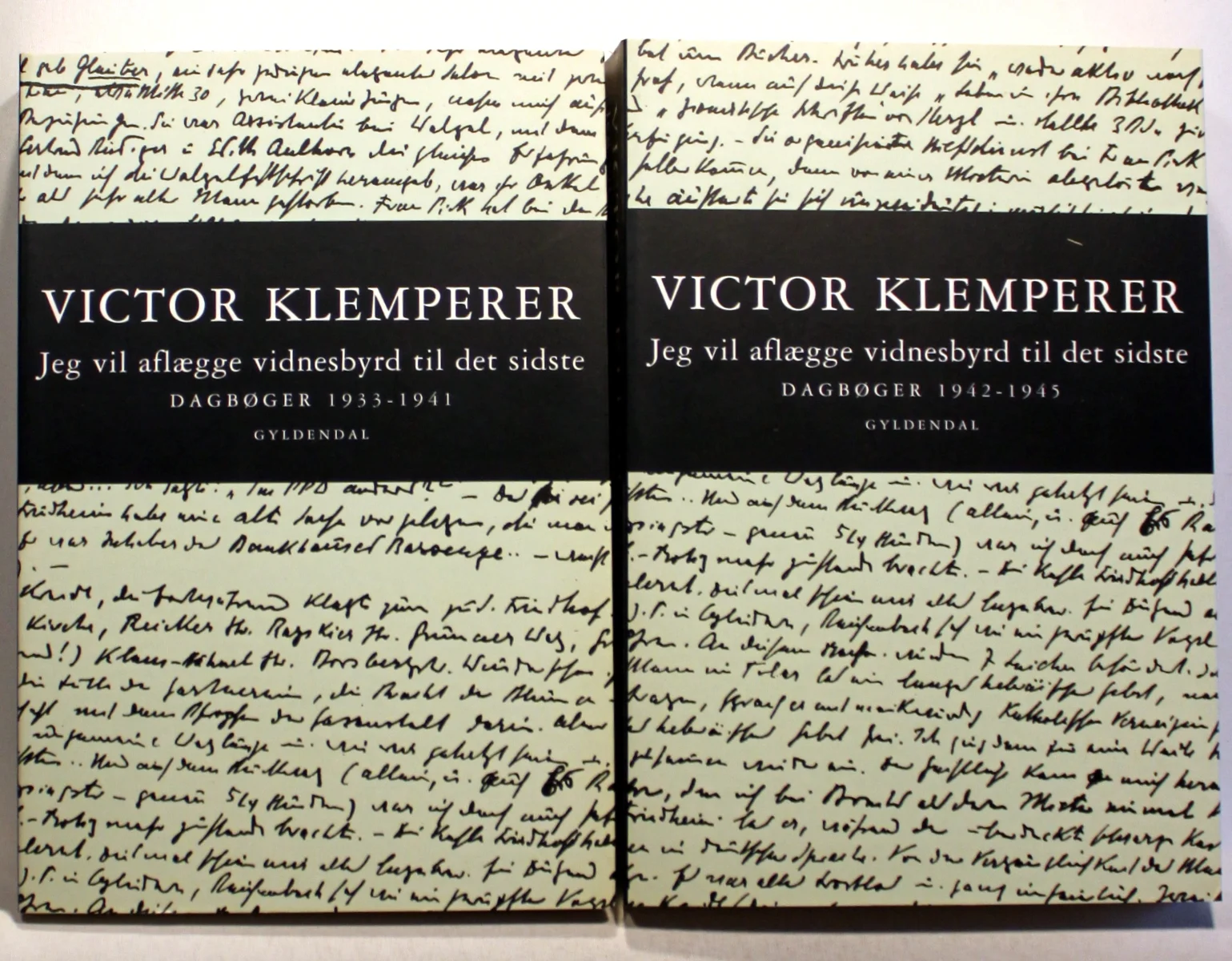 Jeg vil aflægge vidnesbyrd til det sidste. Bind 1 + 2.