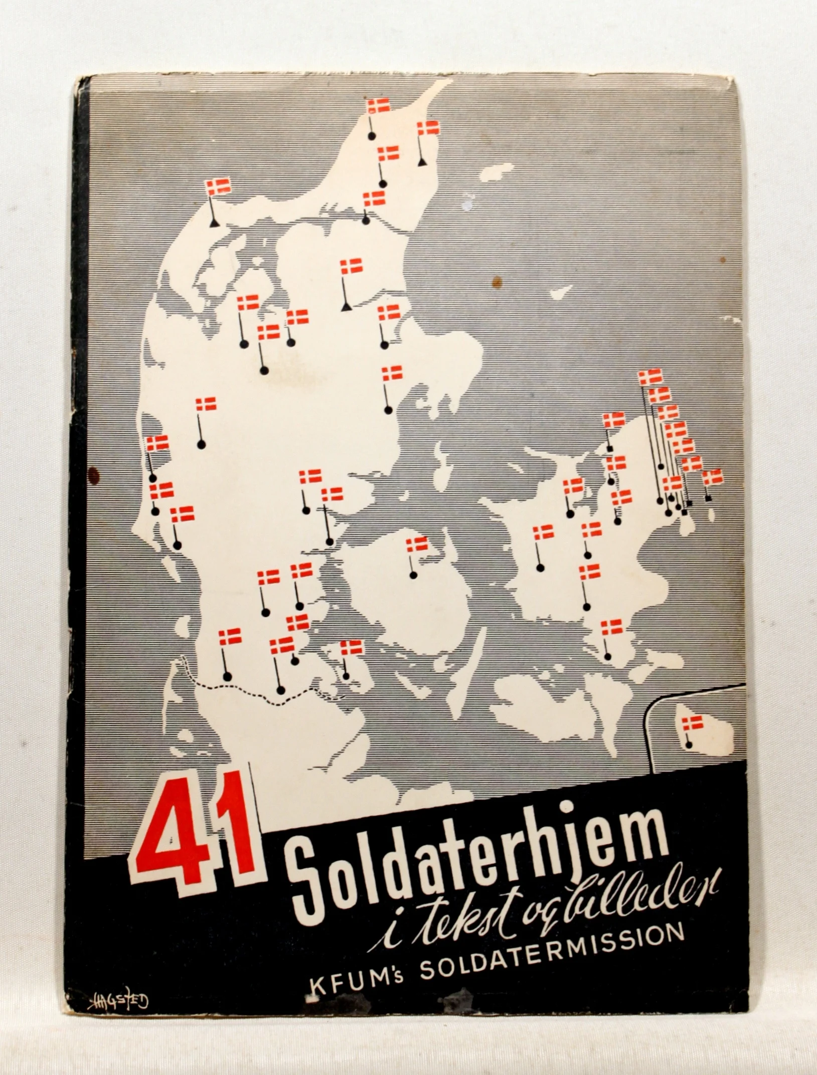 41 KFUM soldaterhjem i tekst og billeder