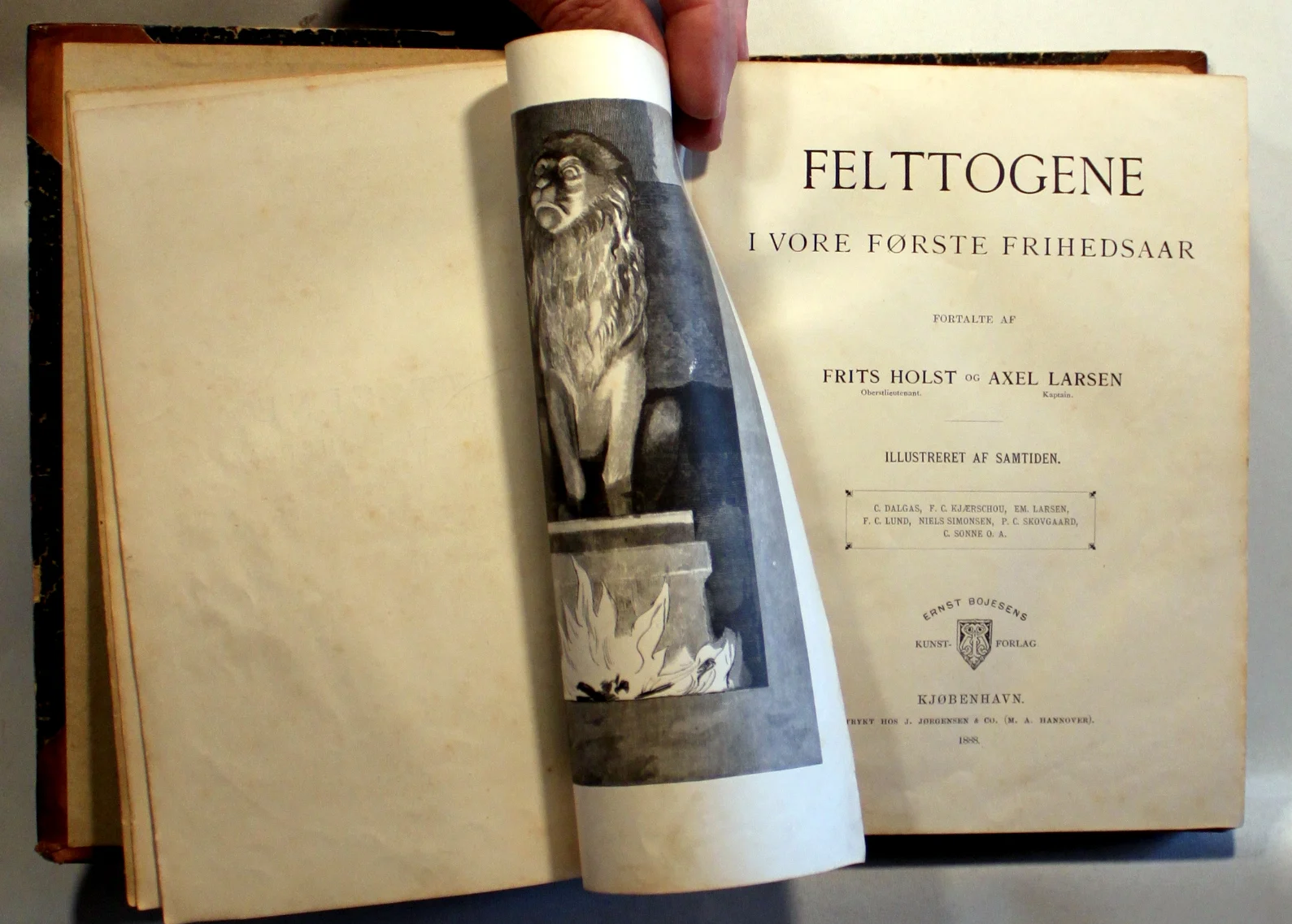 Felttogene i vore første frihedsaar. Illustreret af Samtiden.
