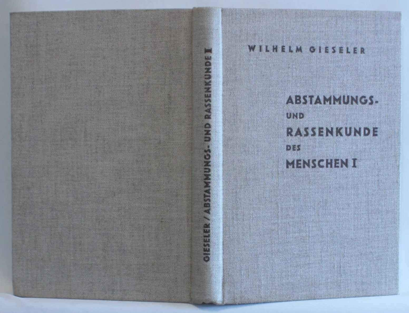Abstammungs und Rassenkunde des Menschen 1