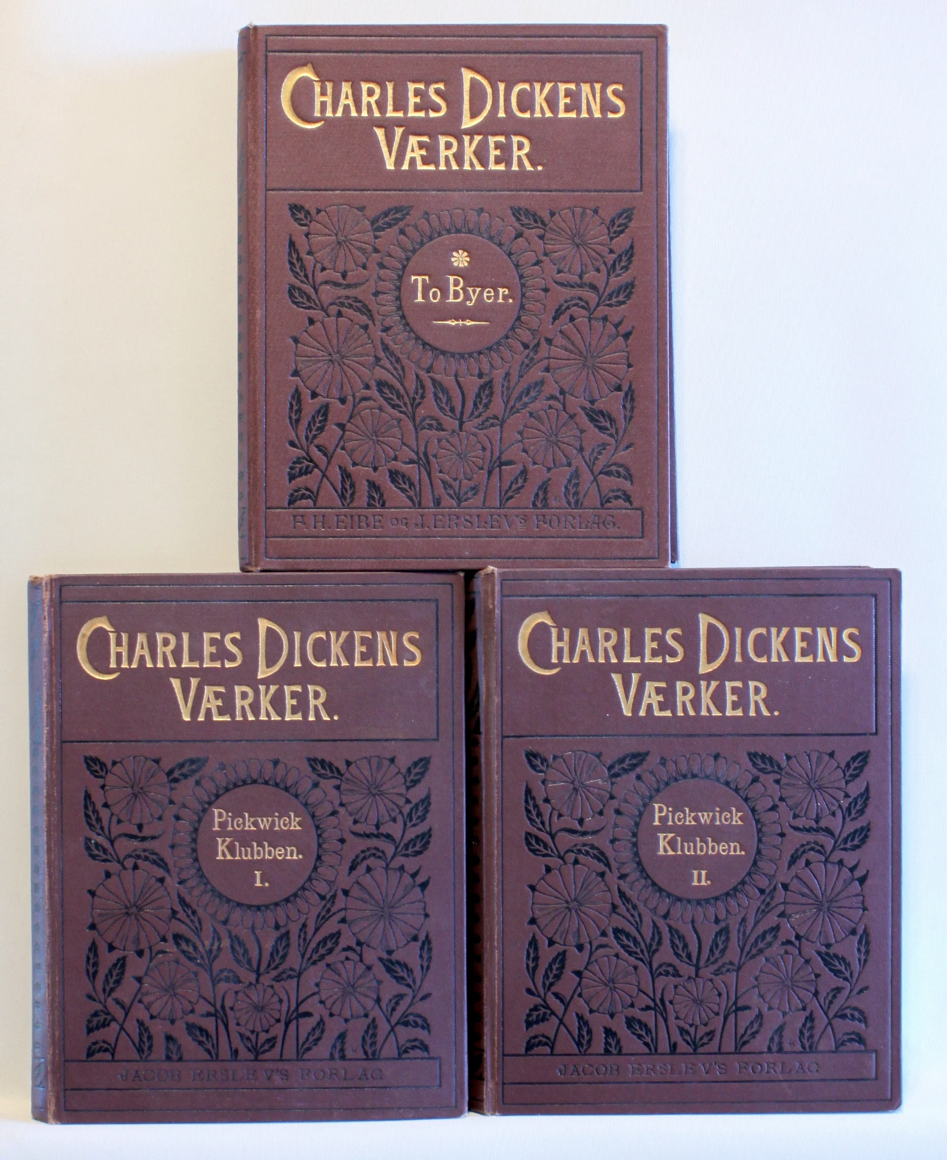 Charles Dickens værker. To byer. Pickwick Klubben 1-2