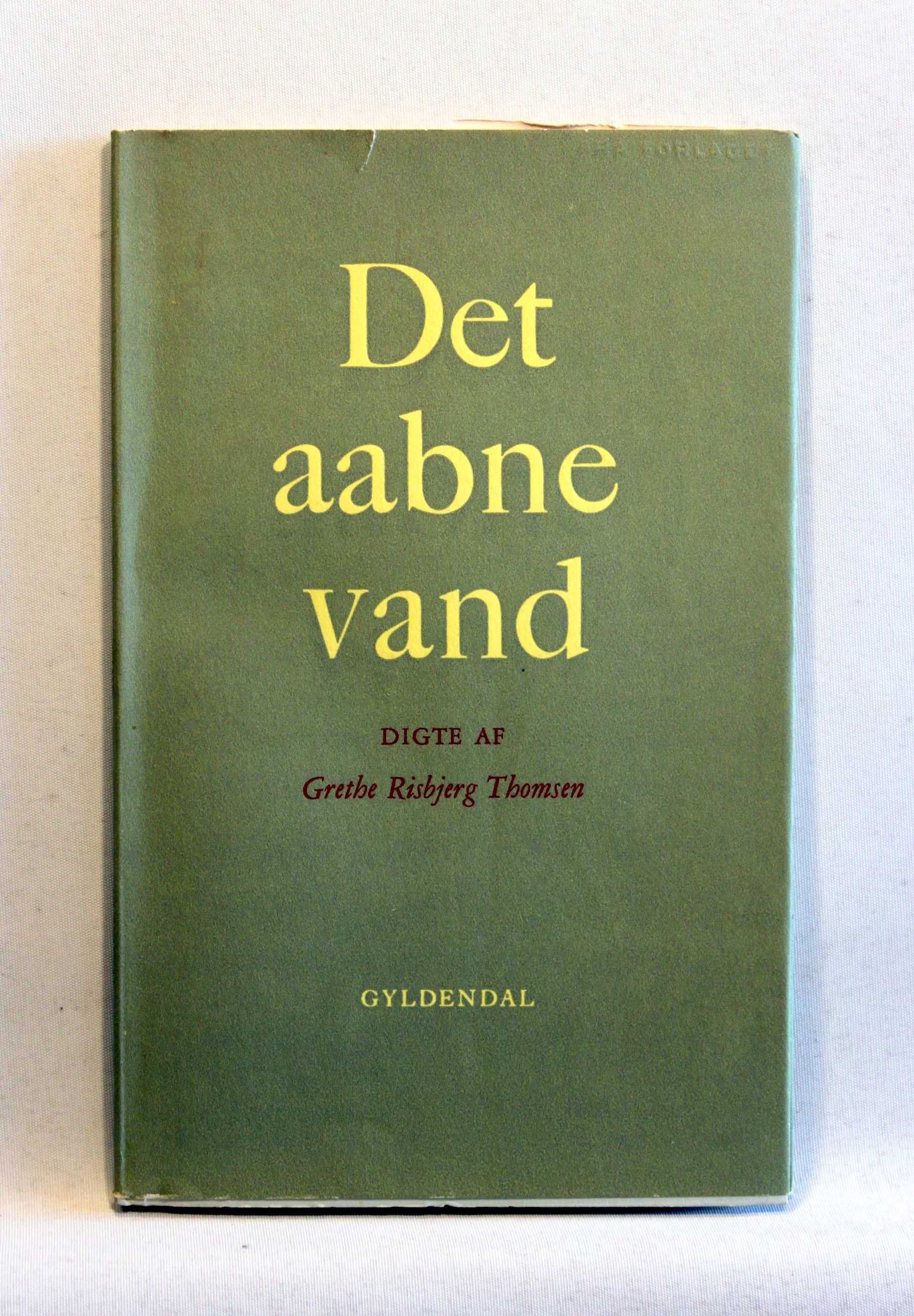 Det aabne vand