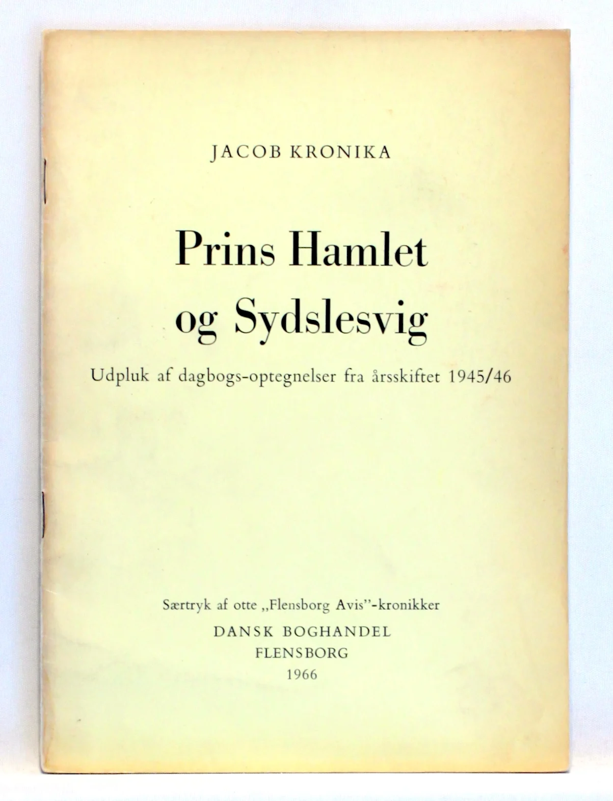 Prins Hamlet og Sydslesvig