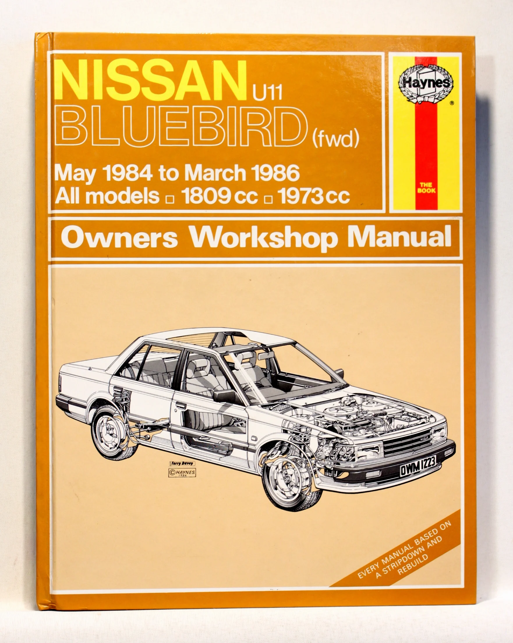 Nissan Bluebird. May 1984 – Mar 1986. Owner’s Workshop Manual