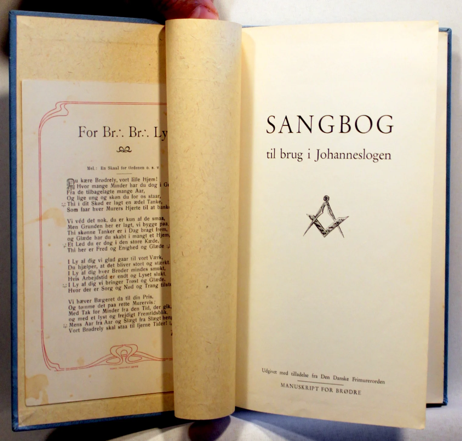 Sangbog til brug i Johanneslogen