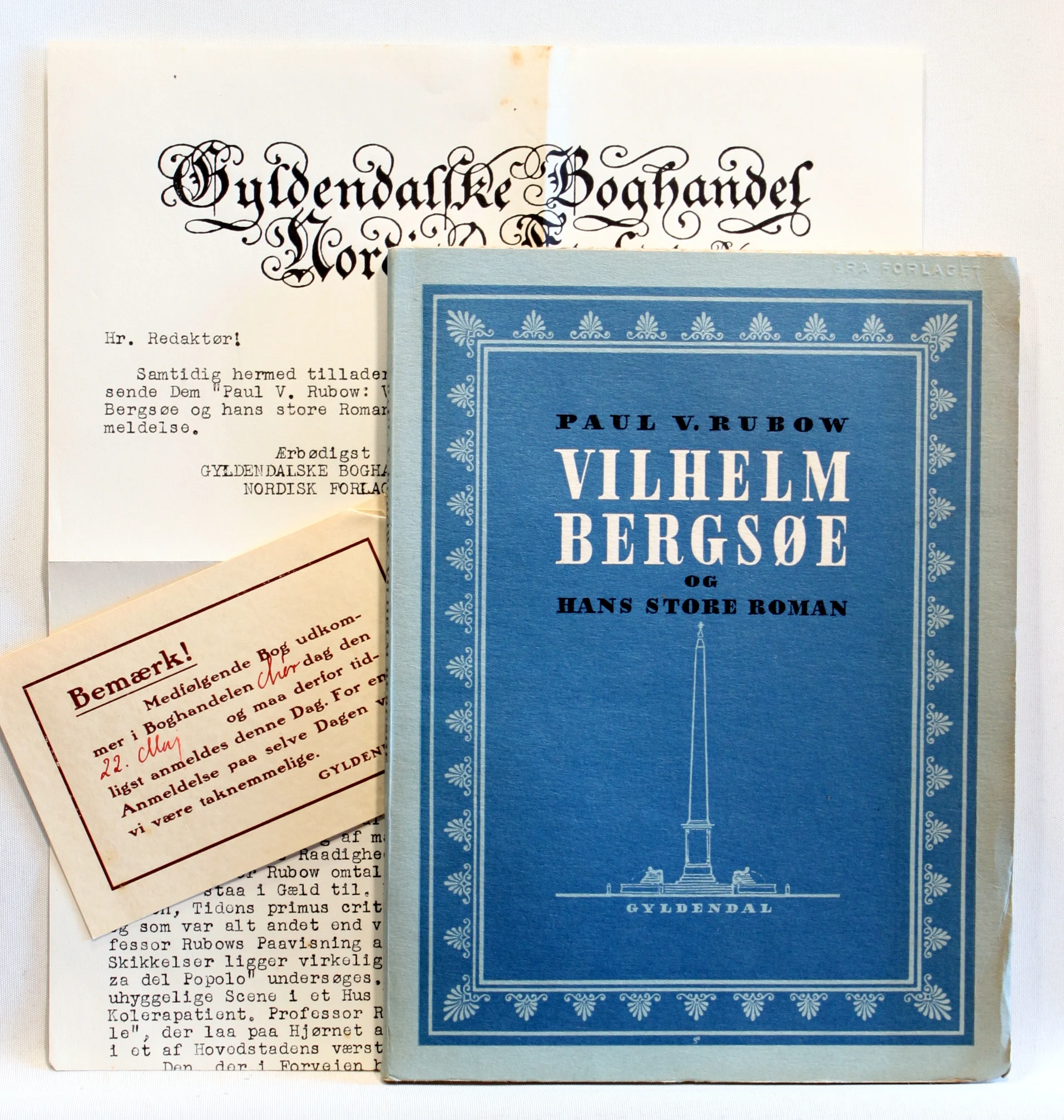 Vilhelm Bergsøe og hans store Roman