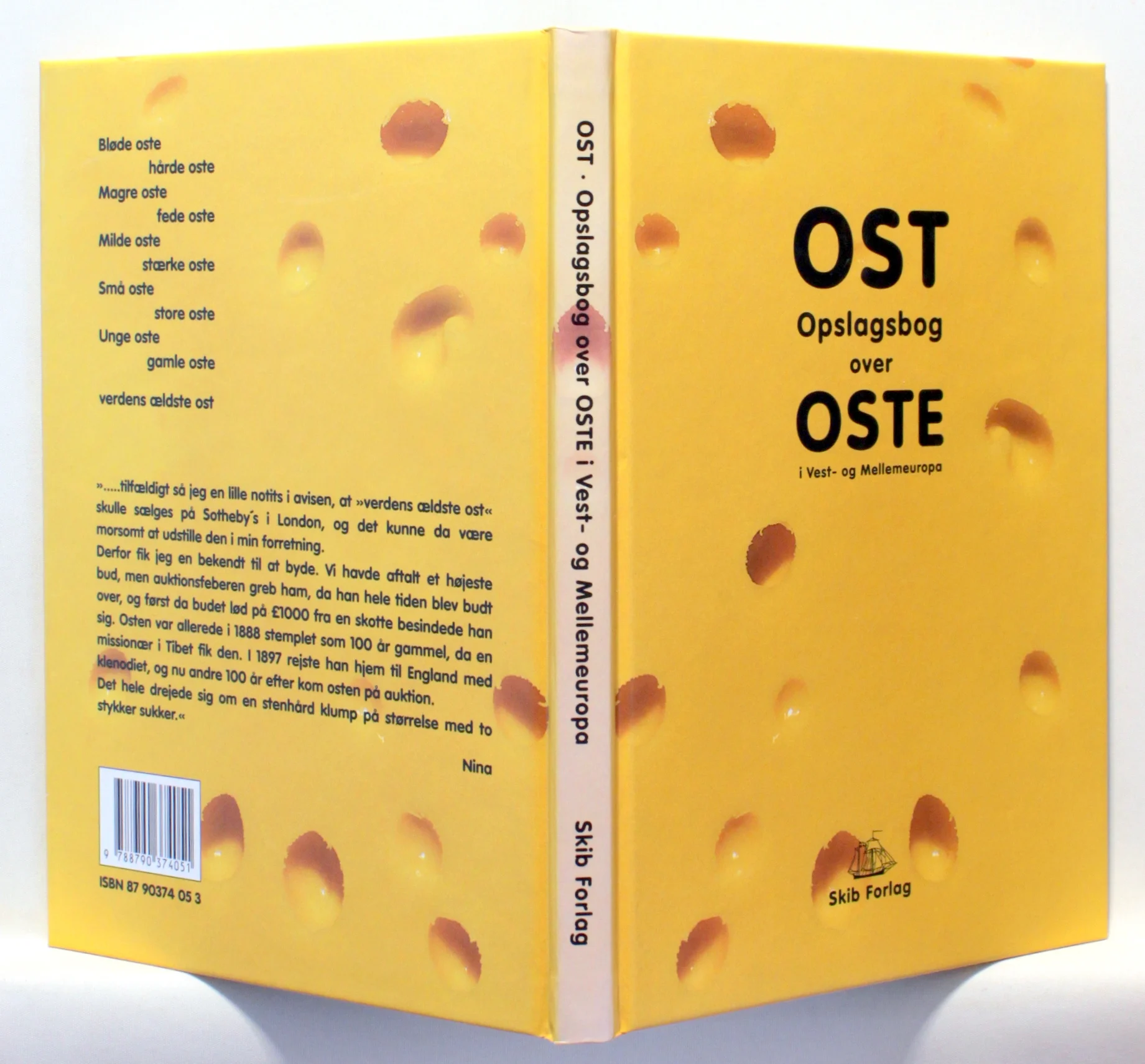 Ost – opslagsbog over oste i Vest- og Mellemeuropa