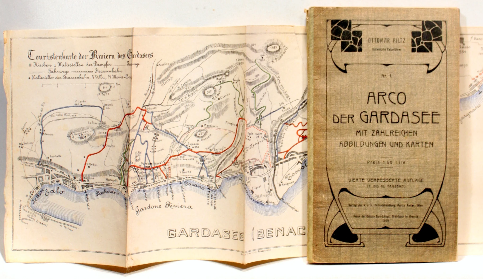 Arco der Gardasee. Mit zahlreichen Abbildungen und Karten