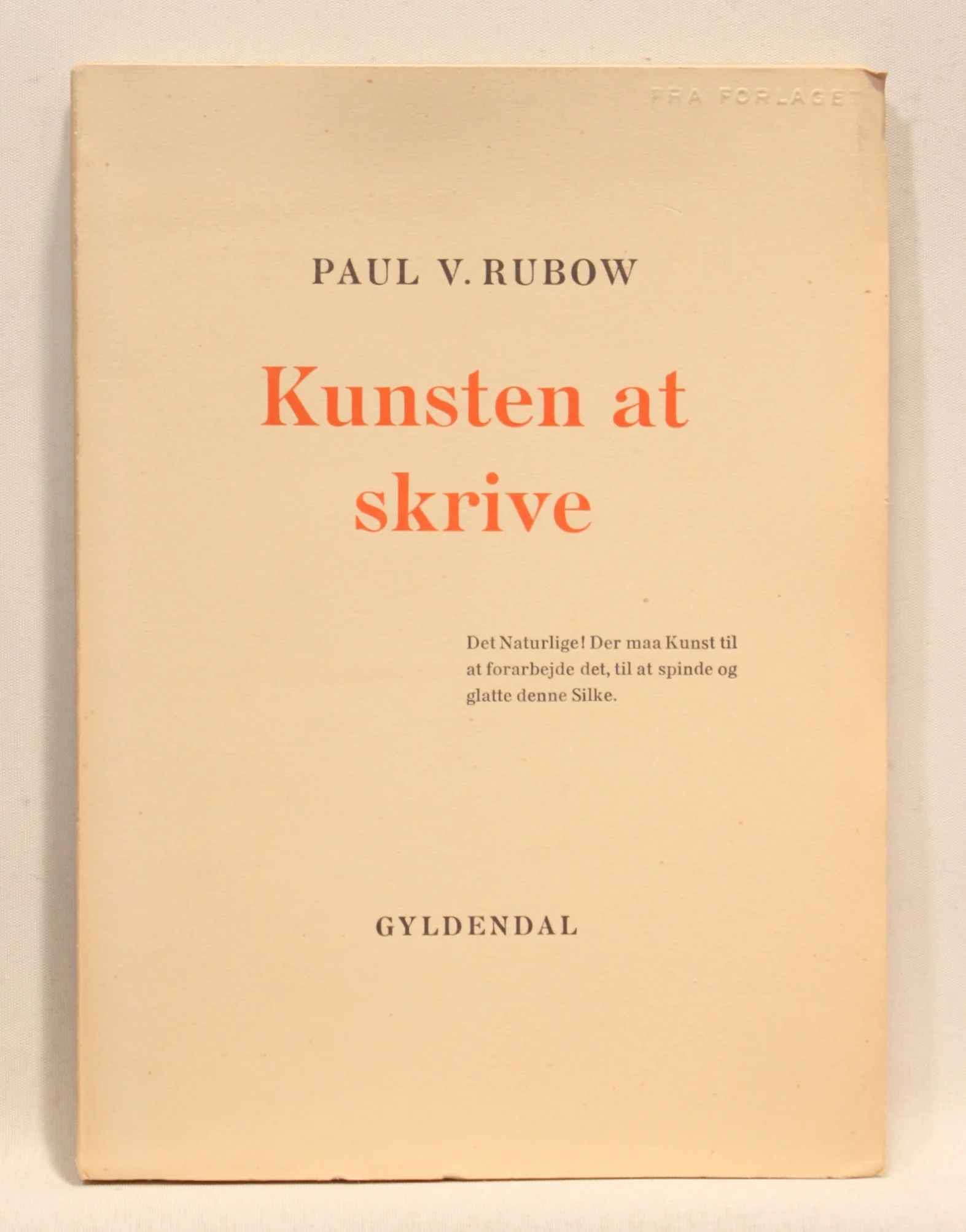 Kunsten at skrive