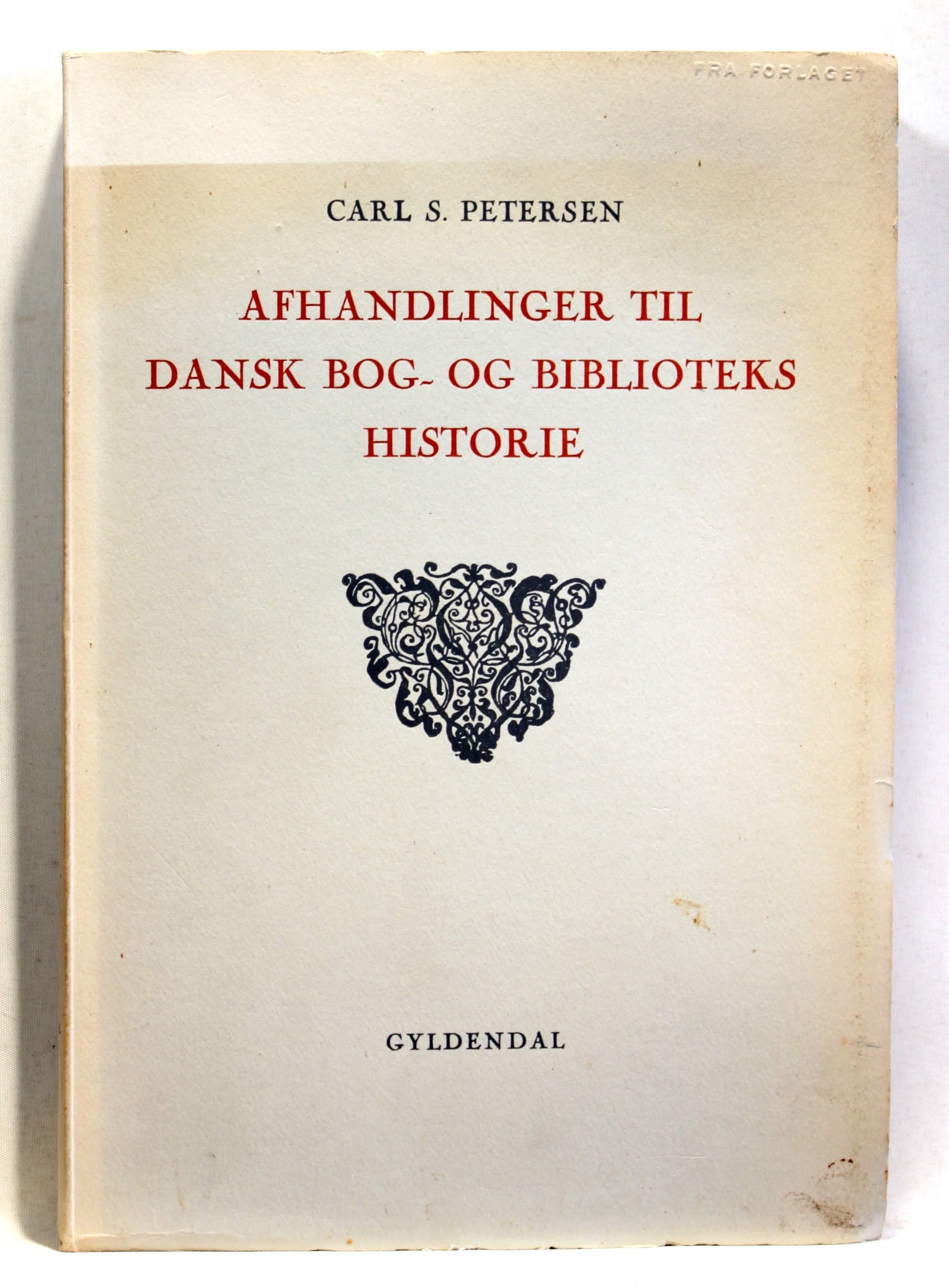 Afhandlinger til dansk bog- og bibliotekshistorie