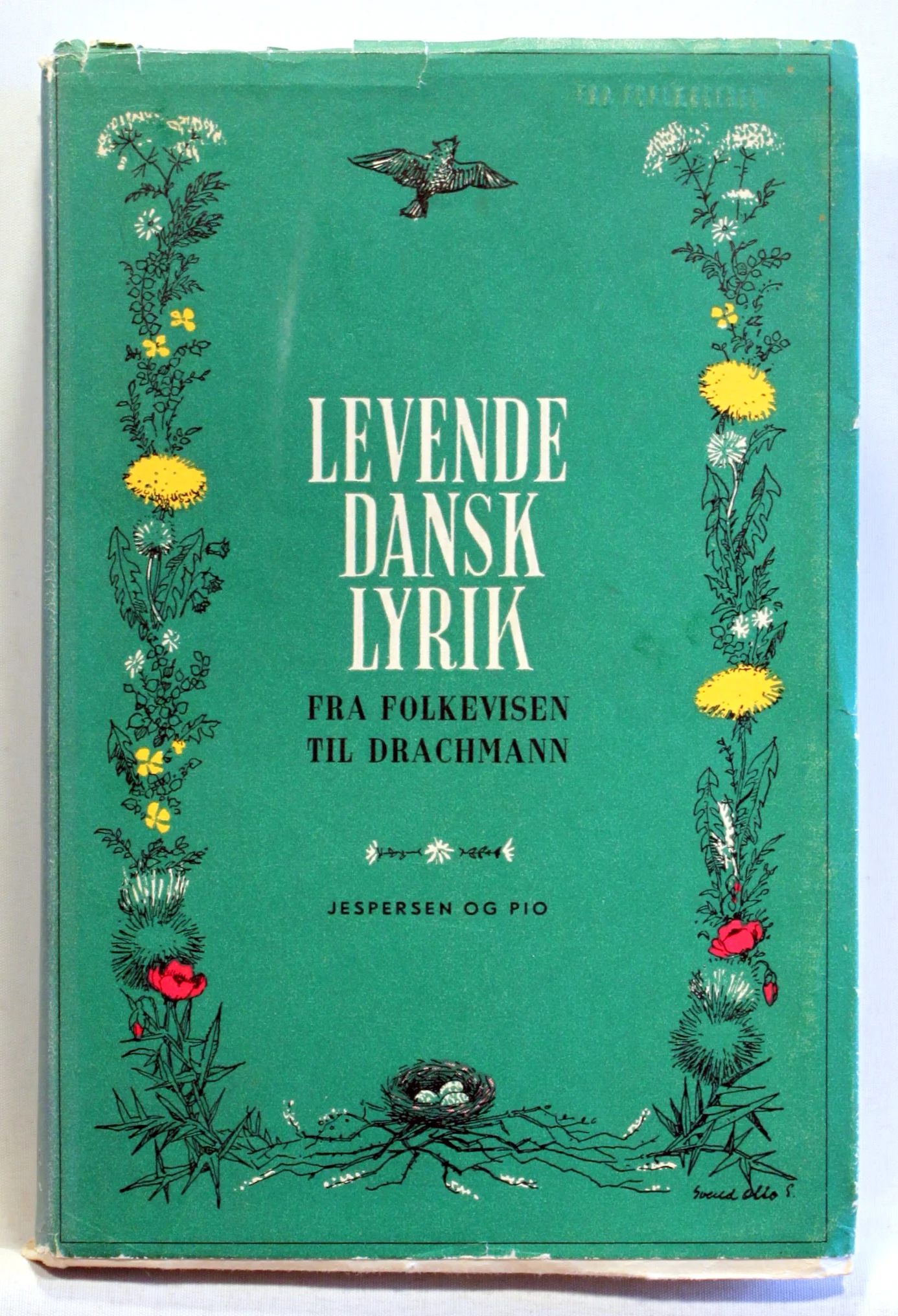 Levende dansk lyrik fra folkevisen til Drachmann