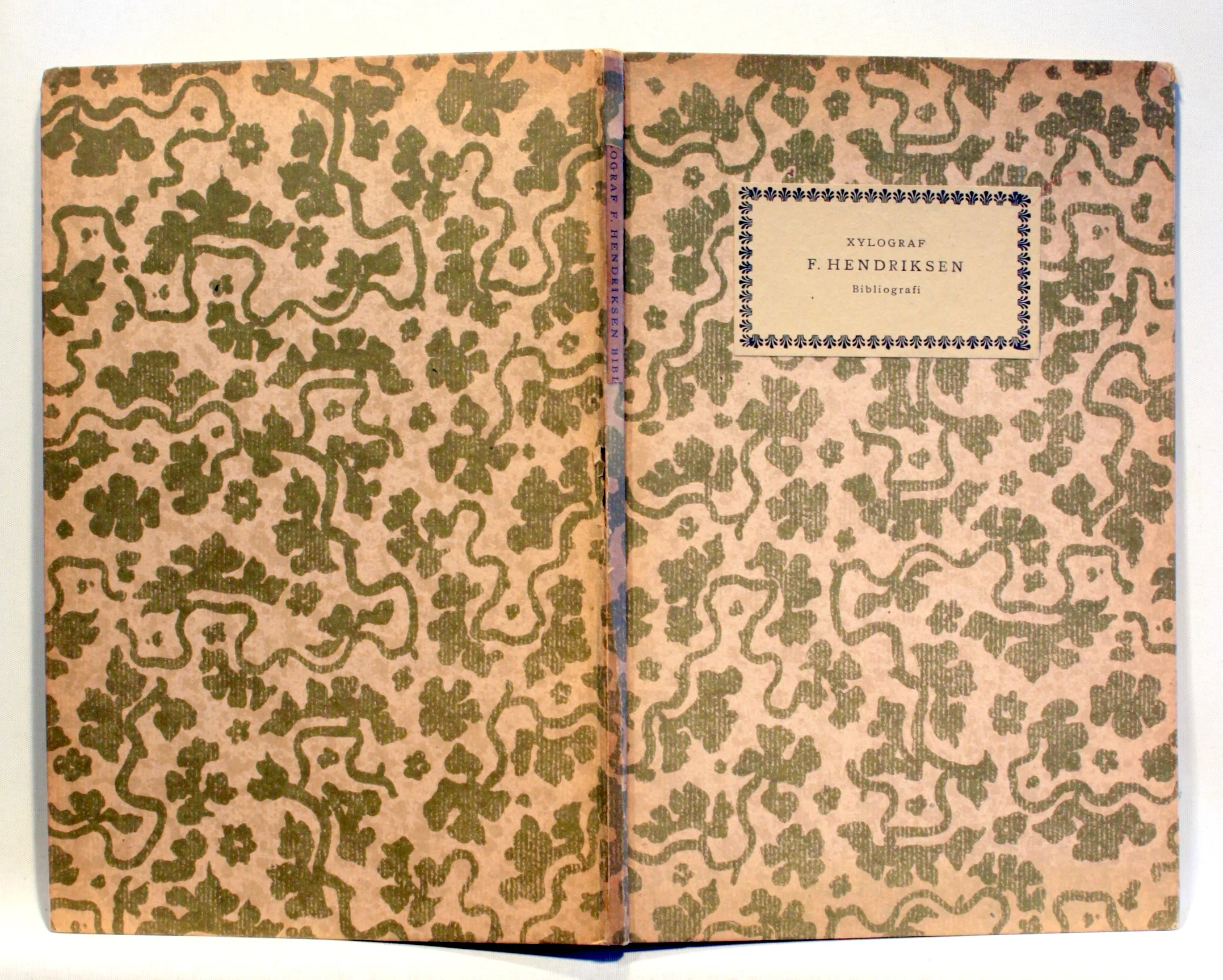 Xylograf F. Hendriksen. Bibliografi