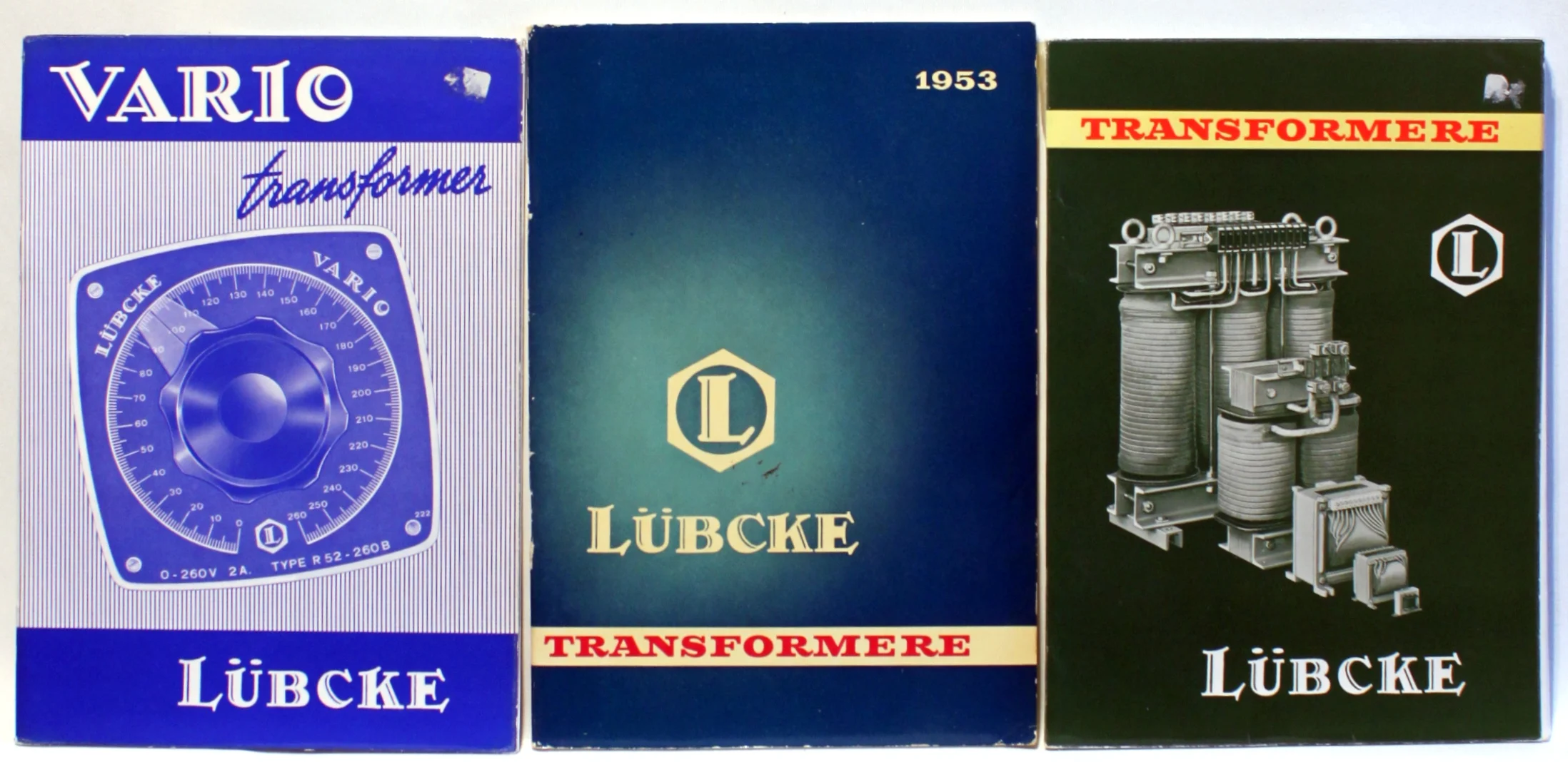 Lübcke Transformere. 3 stk.