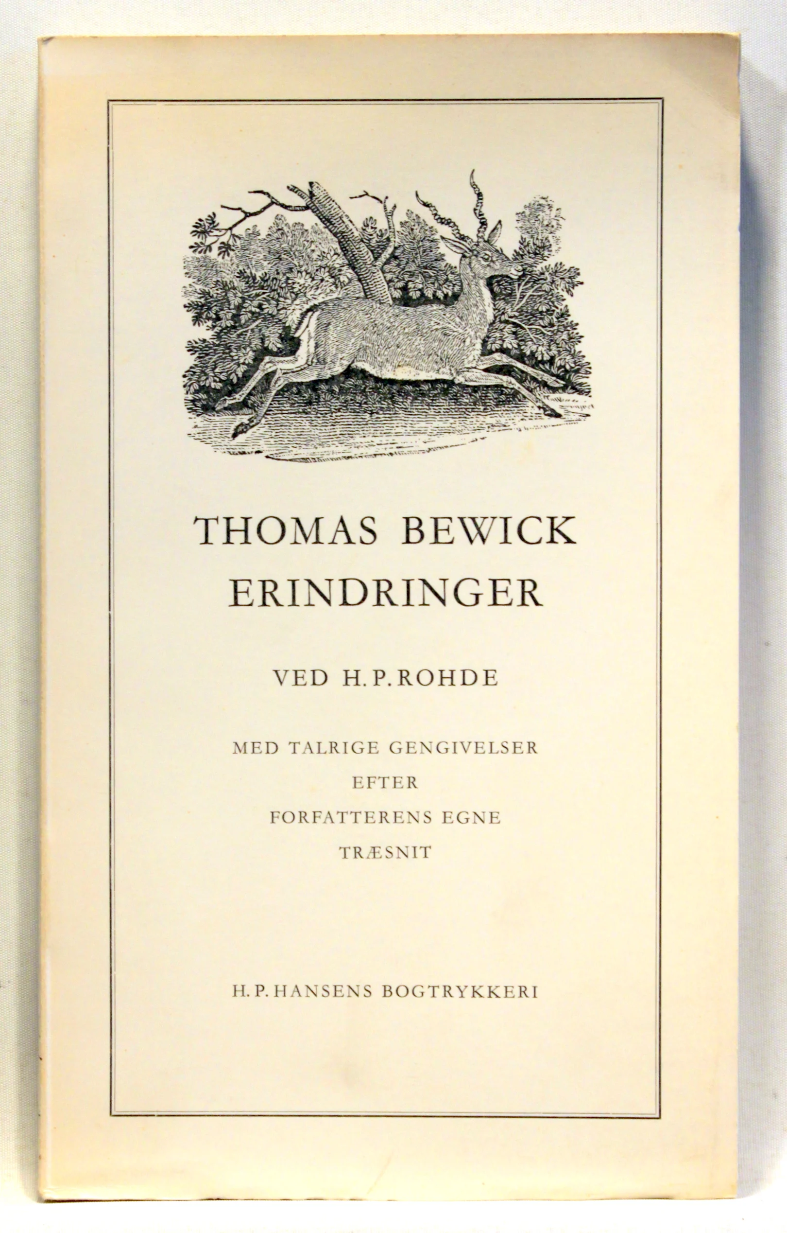 Thomas Bewick Erindringer