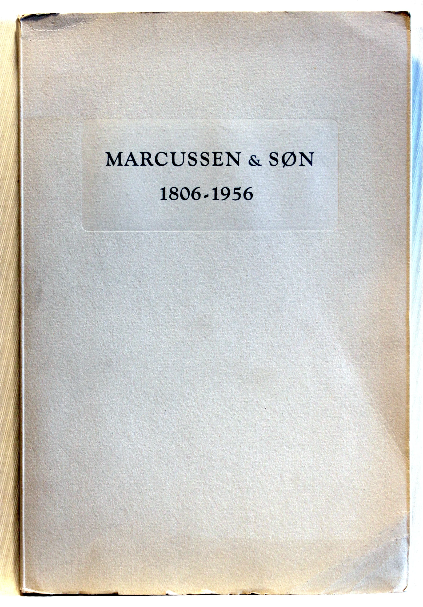 Marcussen & søn 1806-1956