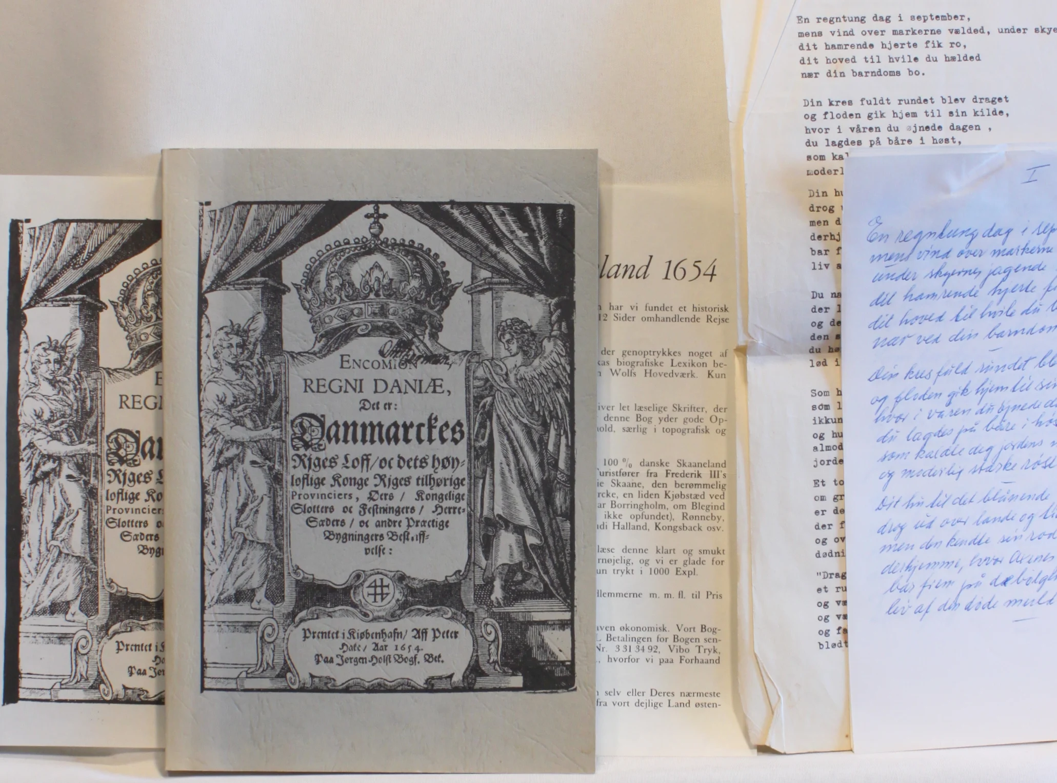 Encomion Regni Daniæ, Det er: Danmarckes Riges Loff, oc dets høyyyloflige Konge Riges tilhørige Provinciers, Øers, Kongelige Slotters oc Festningers, Herre-Sæders, oc andre Præctige Bygningers Beskriffvelse