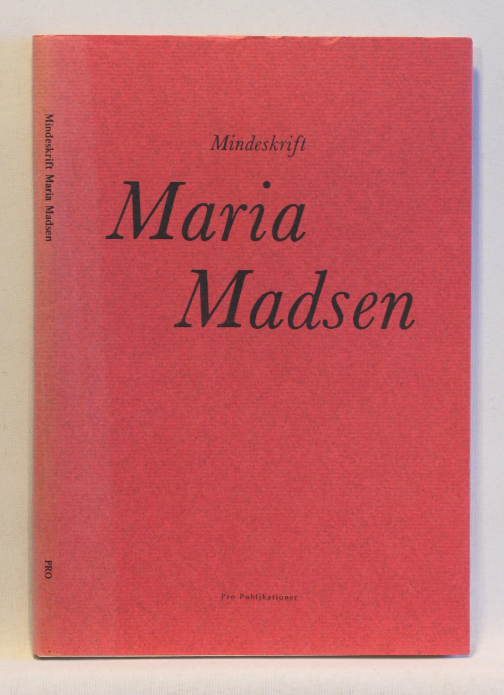 Mindeskrift – Maria Madsen