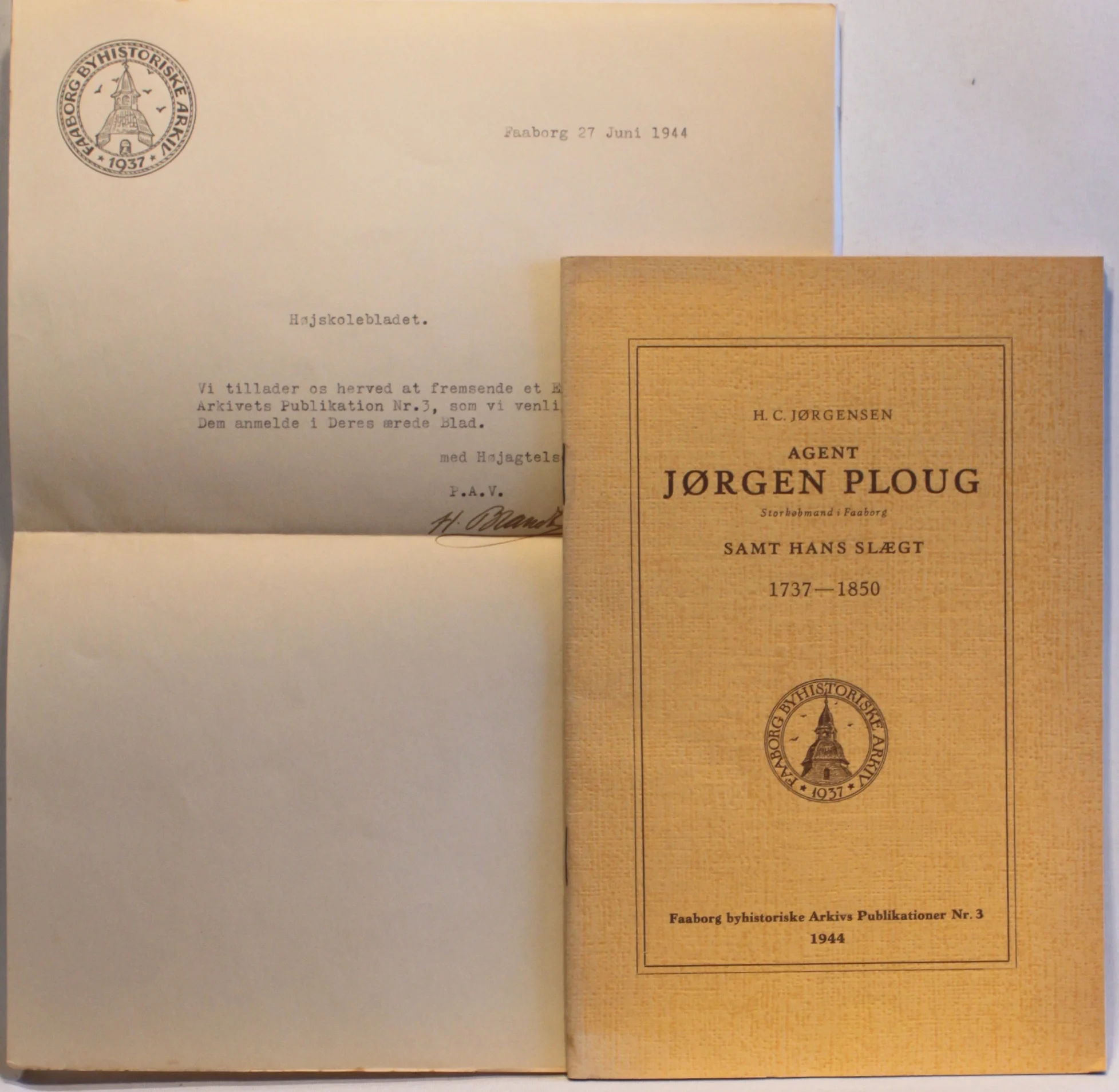 Agent Jørgen Ploug – Storkøbmand i Faaborg – samt hans slægt 1737-1850