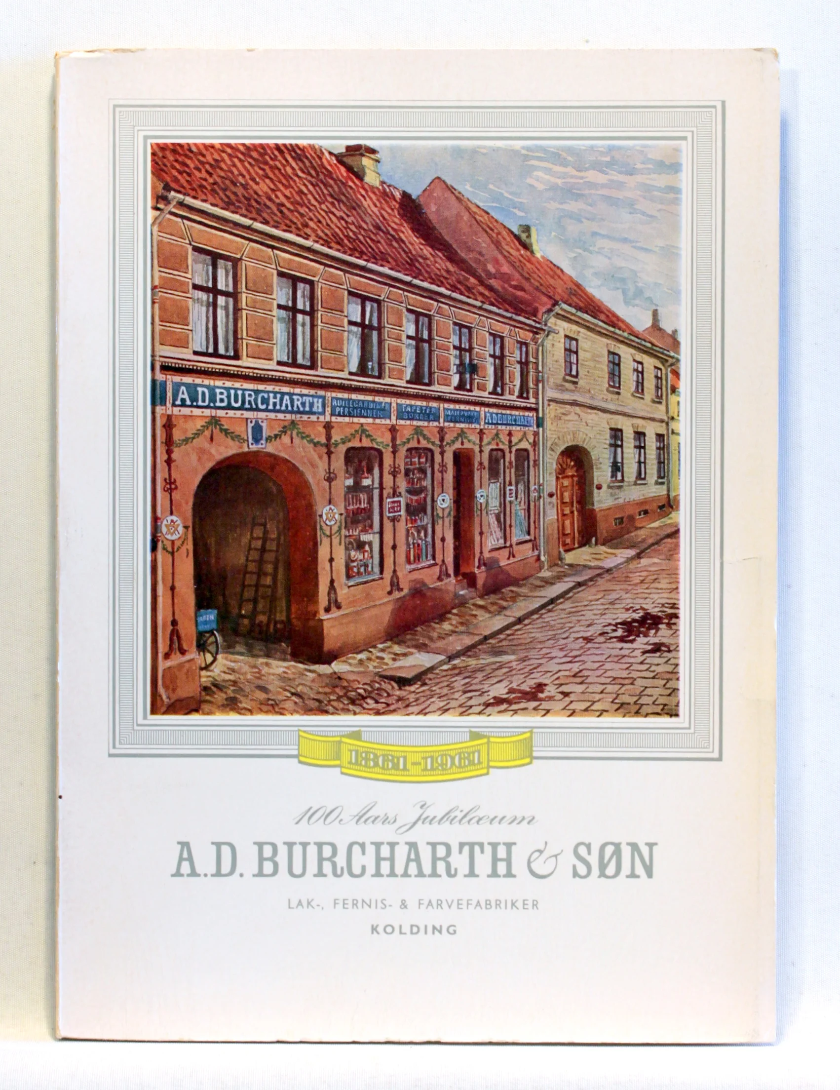 A.D. Burcharth & Søn. Lak- Fernis & Farvefabriker. Kolding
