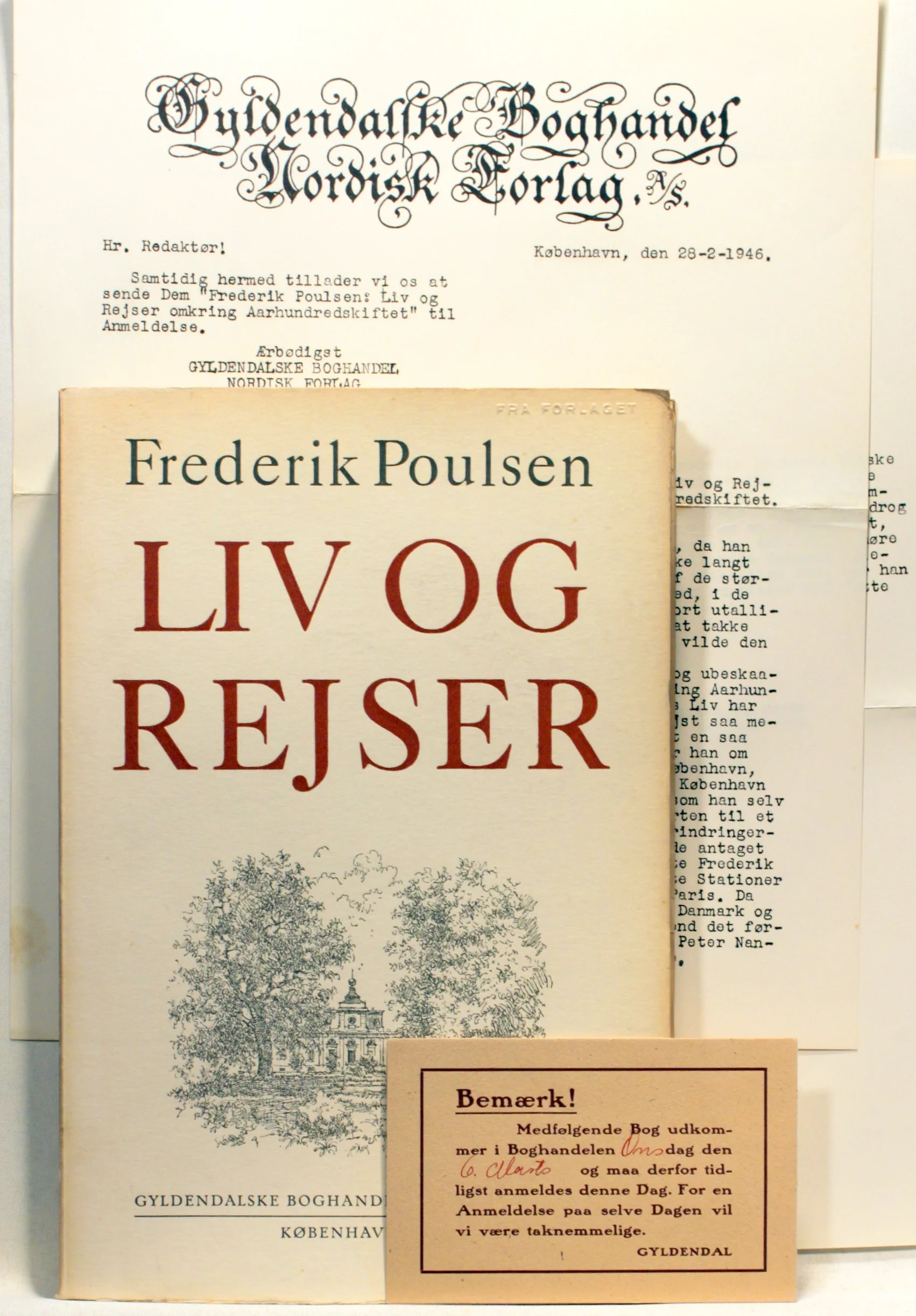 Liv og rejser omkring århundredskiftet