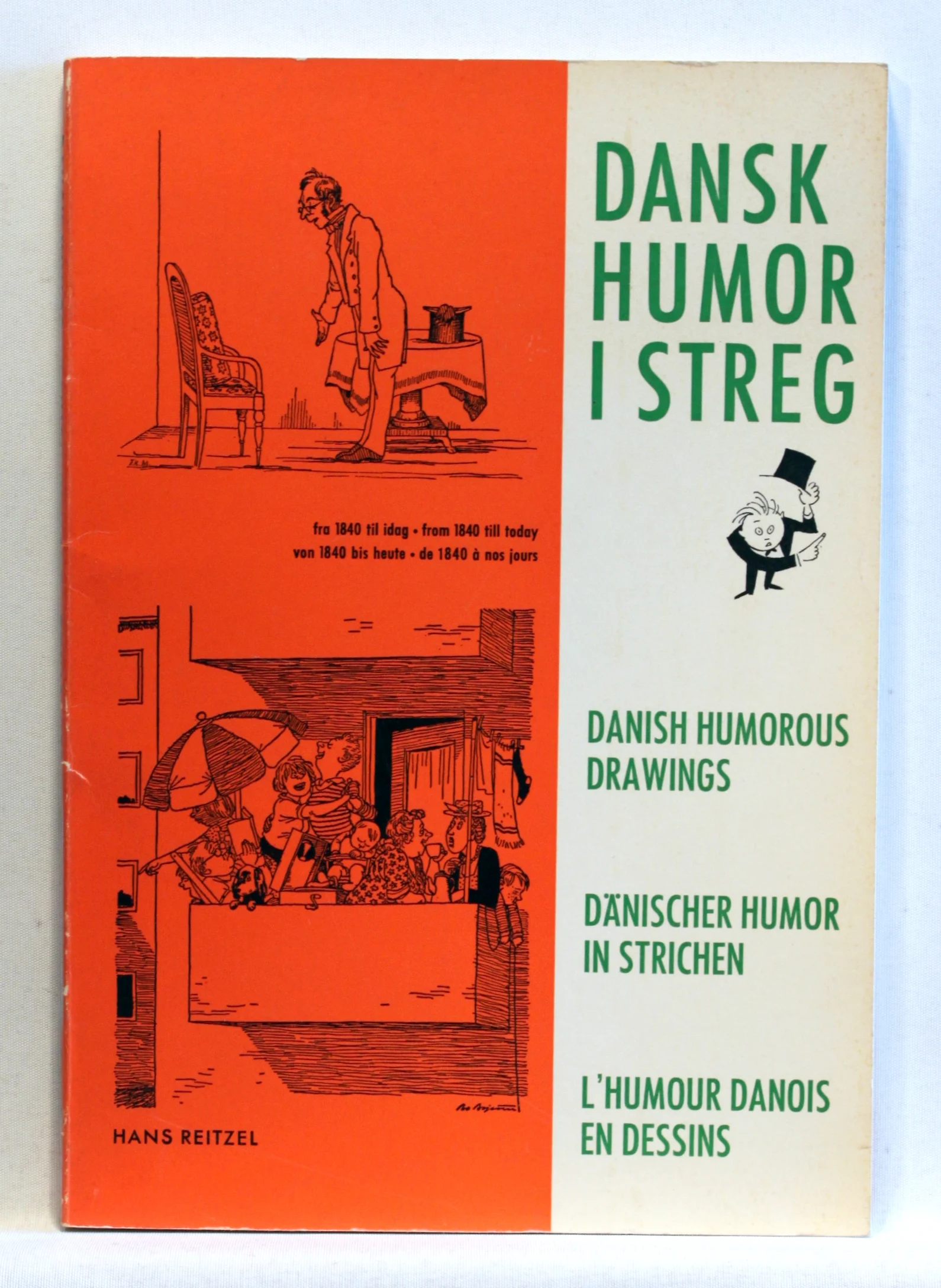 Dansk humor i streg fra 1840 til i dag