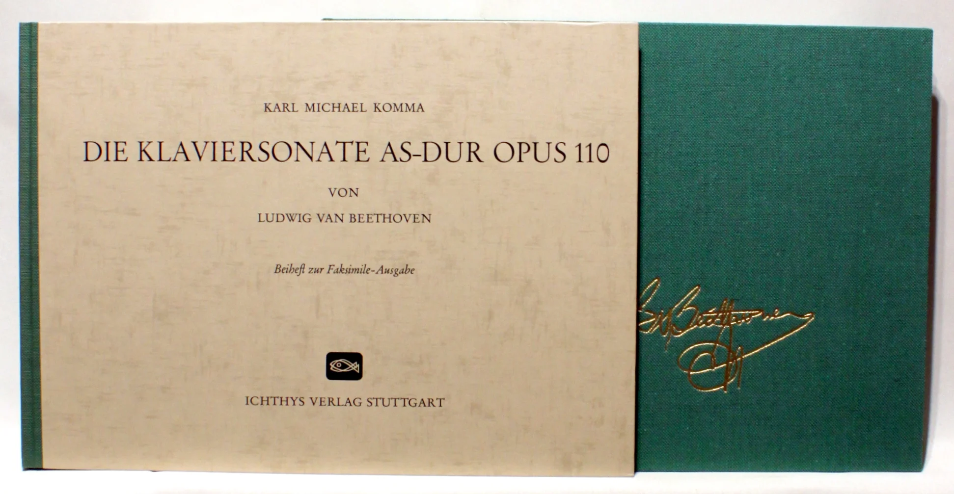 Klaviersonate as-dur opus 110 Ludwig van Beethoven Beiheft zur Faksimile-Ausgabe
