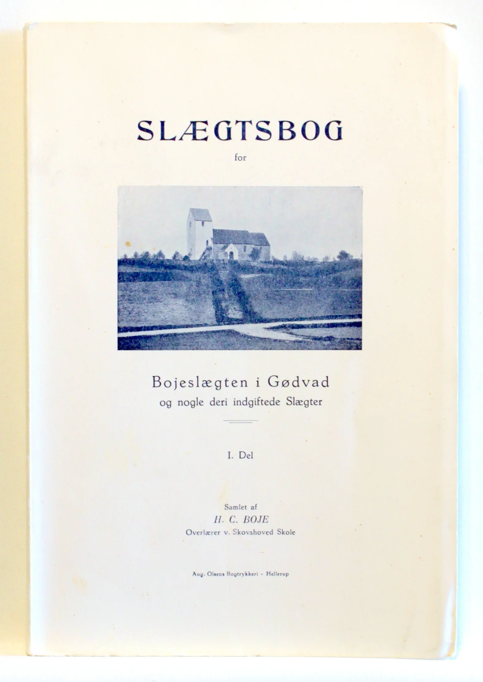 Slægtsbog for Bojeslægten i Gødvad og nogle deri indgiftede Slægter