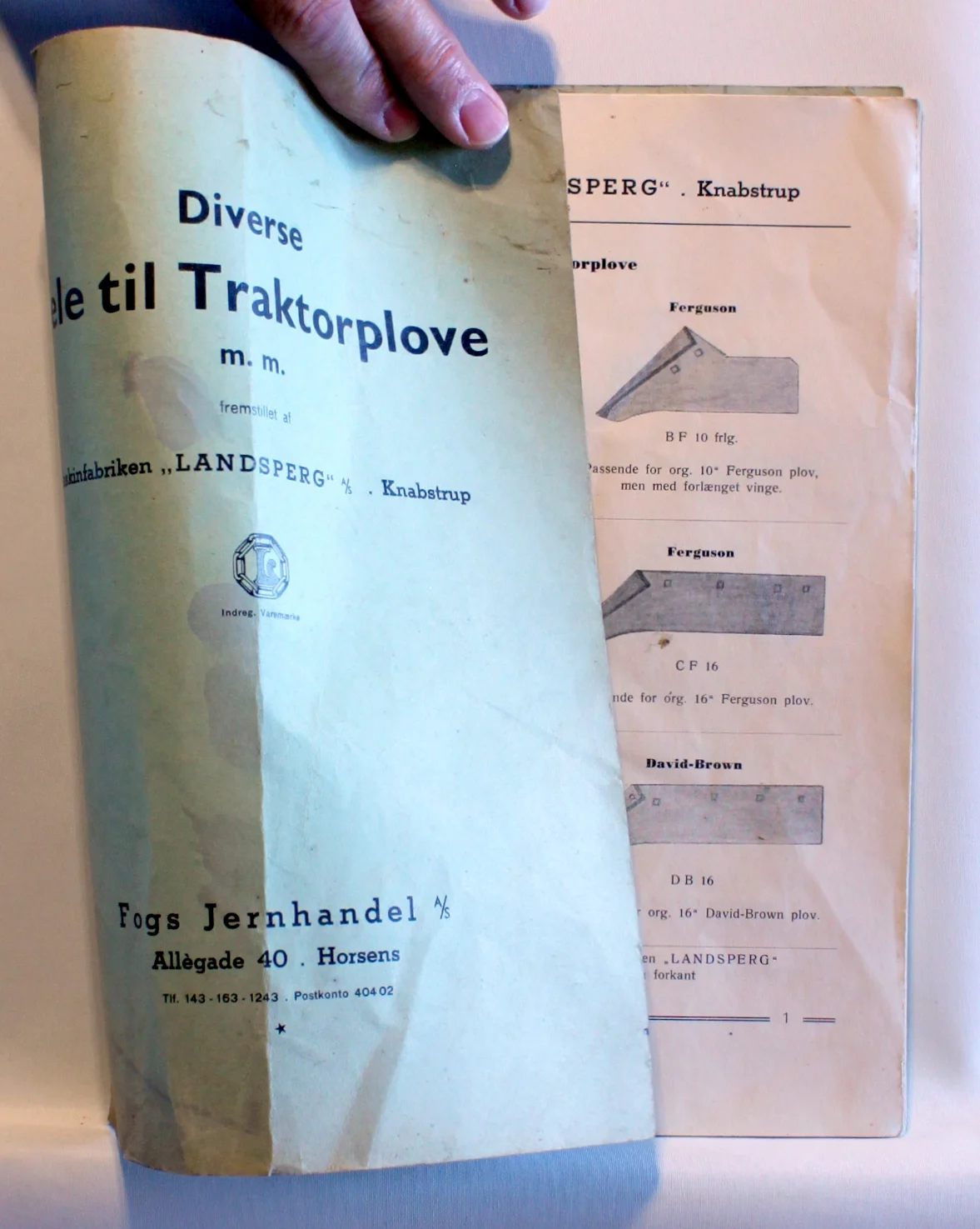 Diverse dele til Traktorplove m.m.