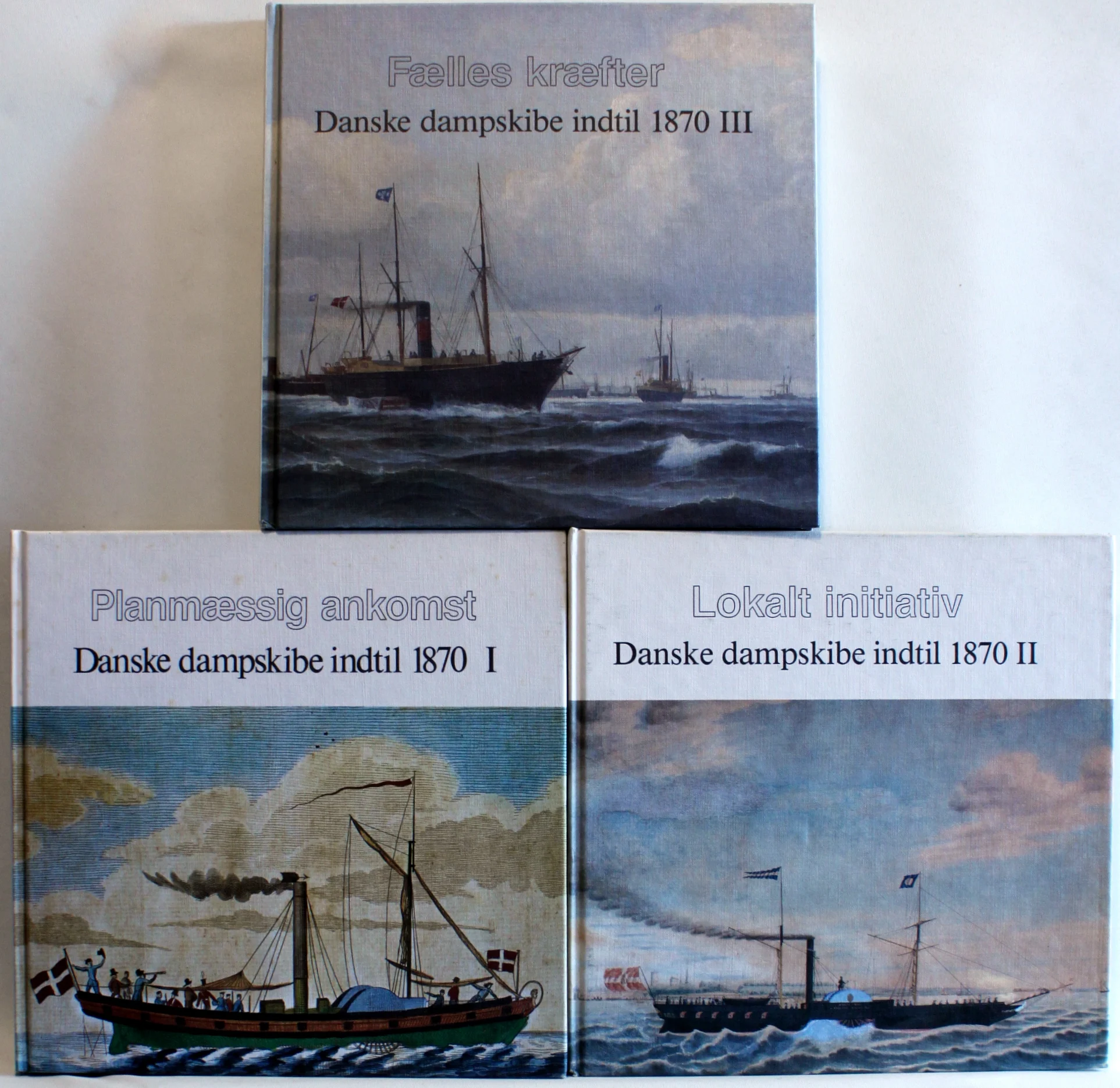 Danske dampskibe indtil 1870. Bind 1-3