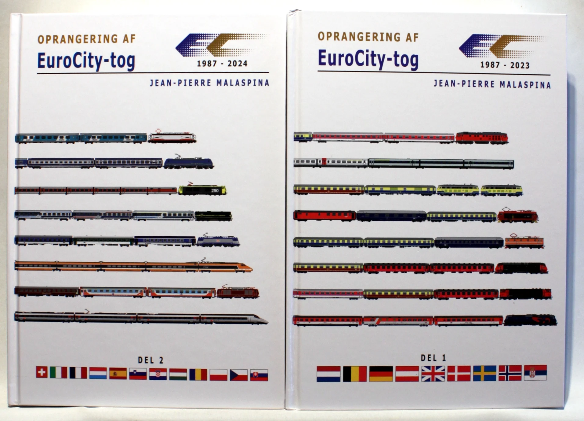 Oprangering af EuroCity-tog 1987-2023. Oprangering af EuroCity-tog 1987-2024. Del 1 + 2.