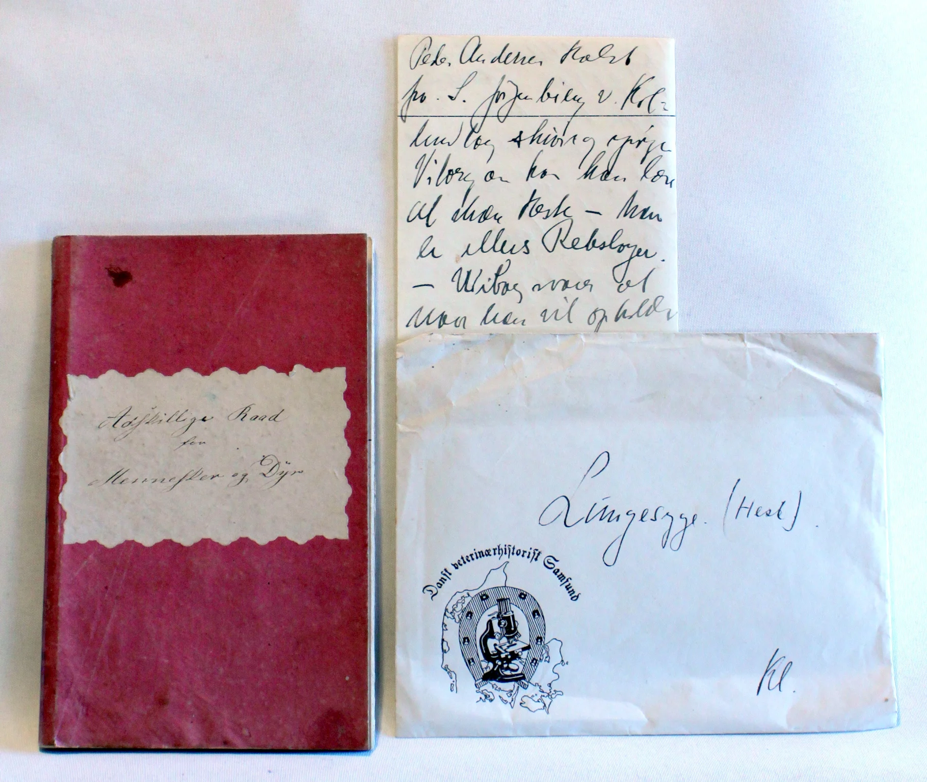 Bogomslag: Adskillige Raad for Mennesker og Dyr af privat udgave