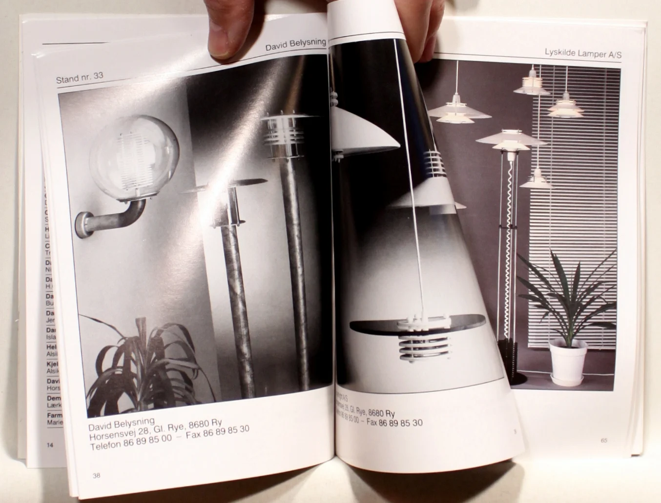 Belysningsmesse. Vejlemessen 1989