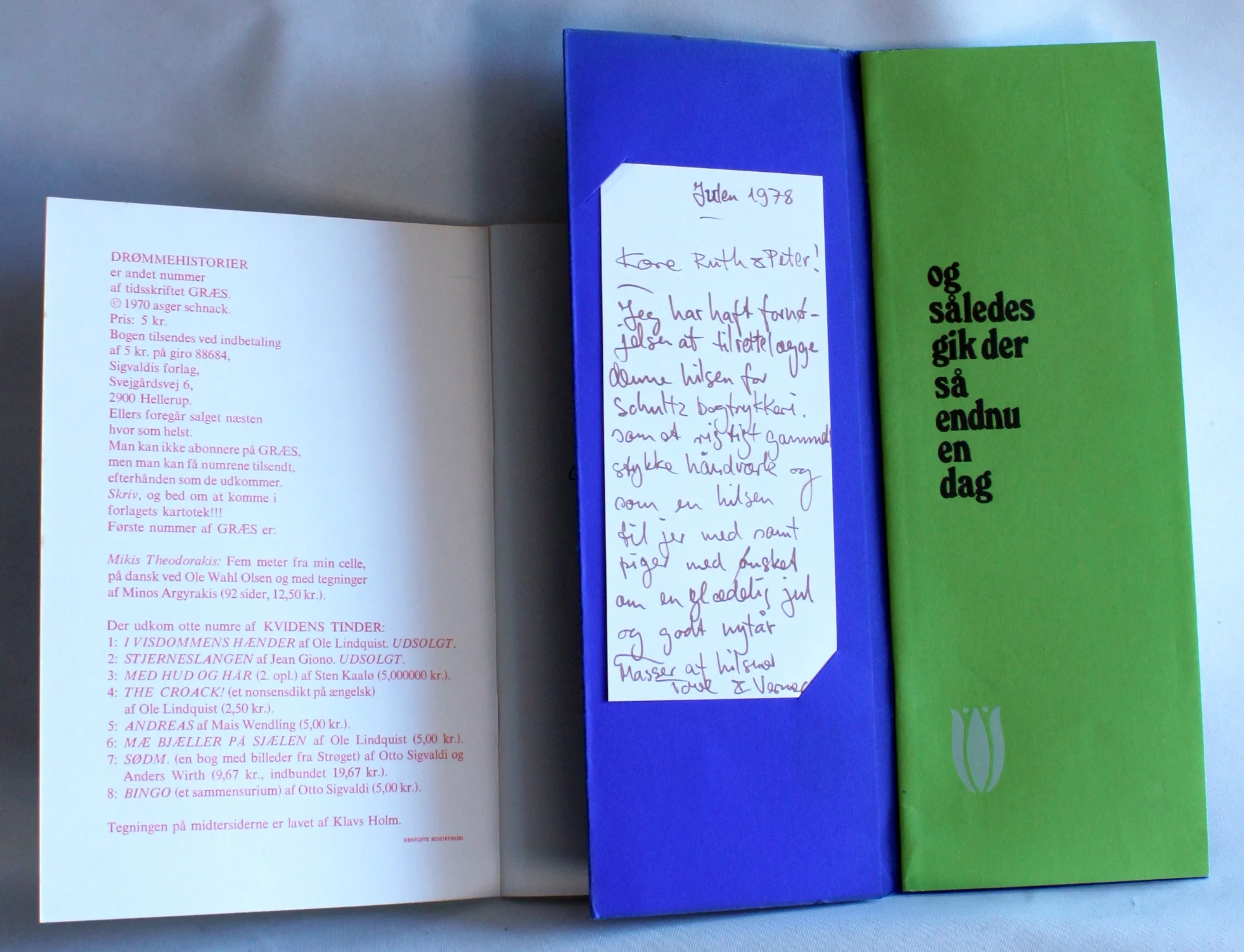 Bogomslag: Og således gik der så endnu en dag. Drømmehistorier af Carl Scharnberg, Asger Schnack