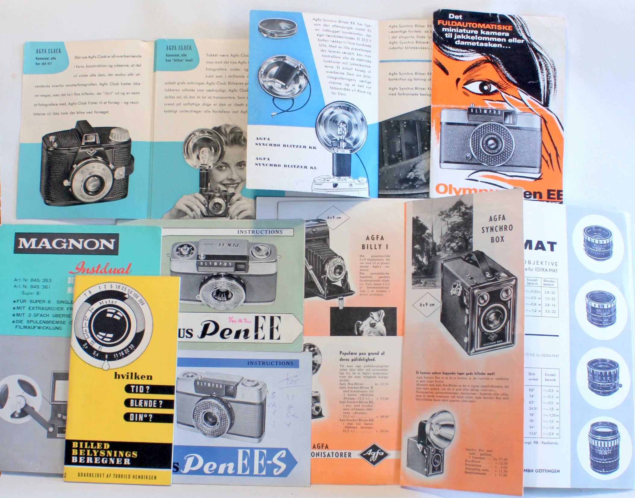 Bogomslag: AGFA Synchro Box. Olympus Kamera. m.m. af Torkild Henriksen, m.fl.