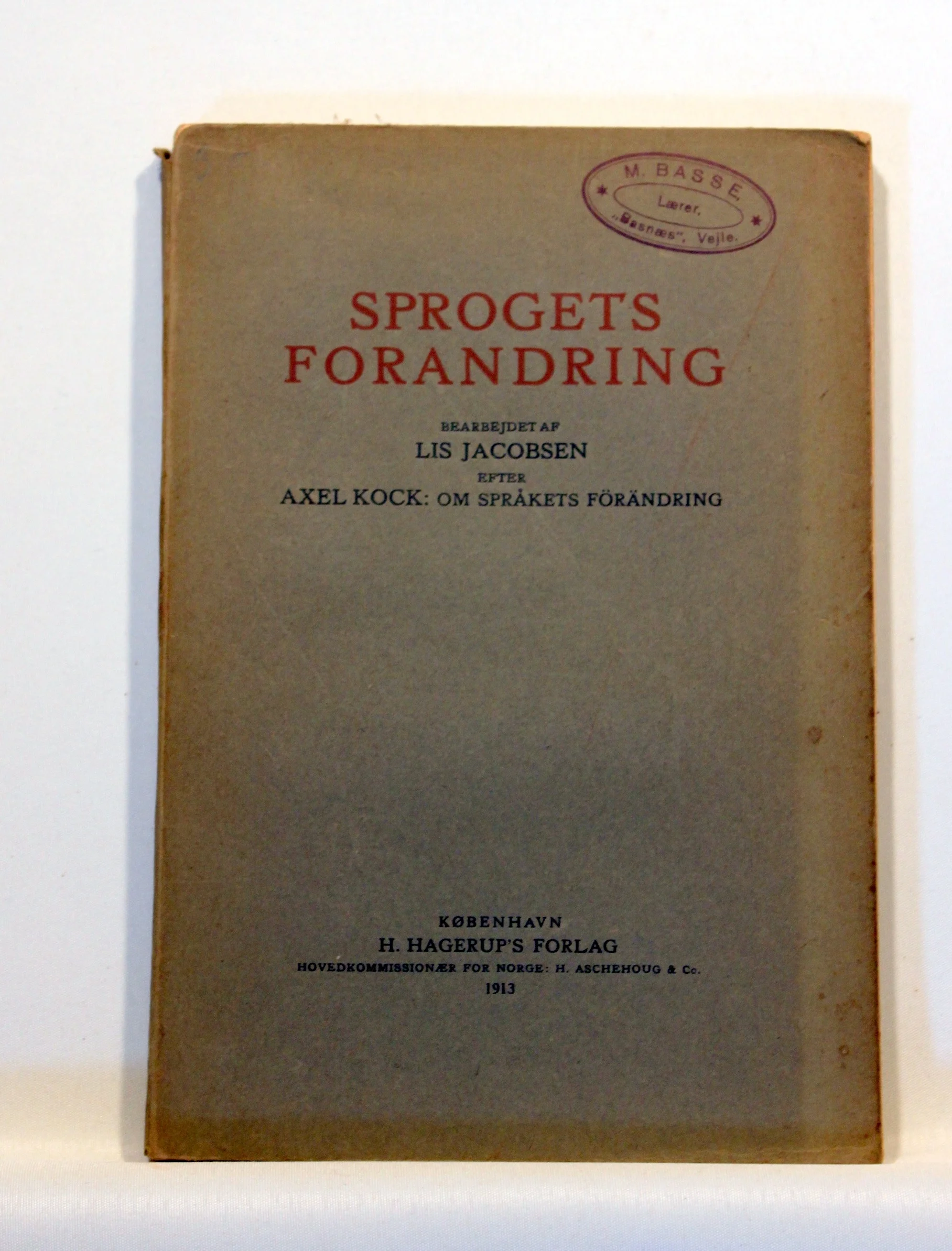 Sprogets Forandring