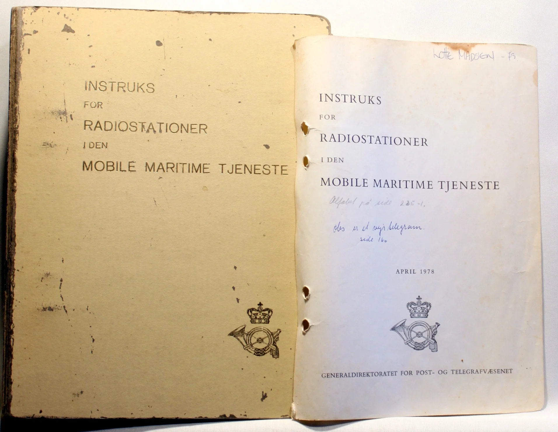 Instruks for Radiostationer i den Mobile Maritime Tjeneste