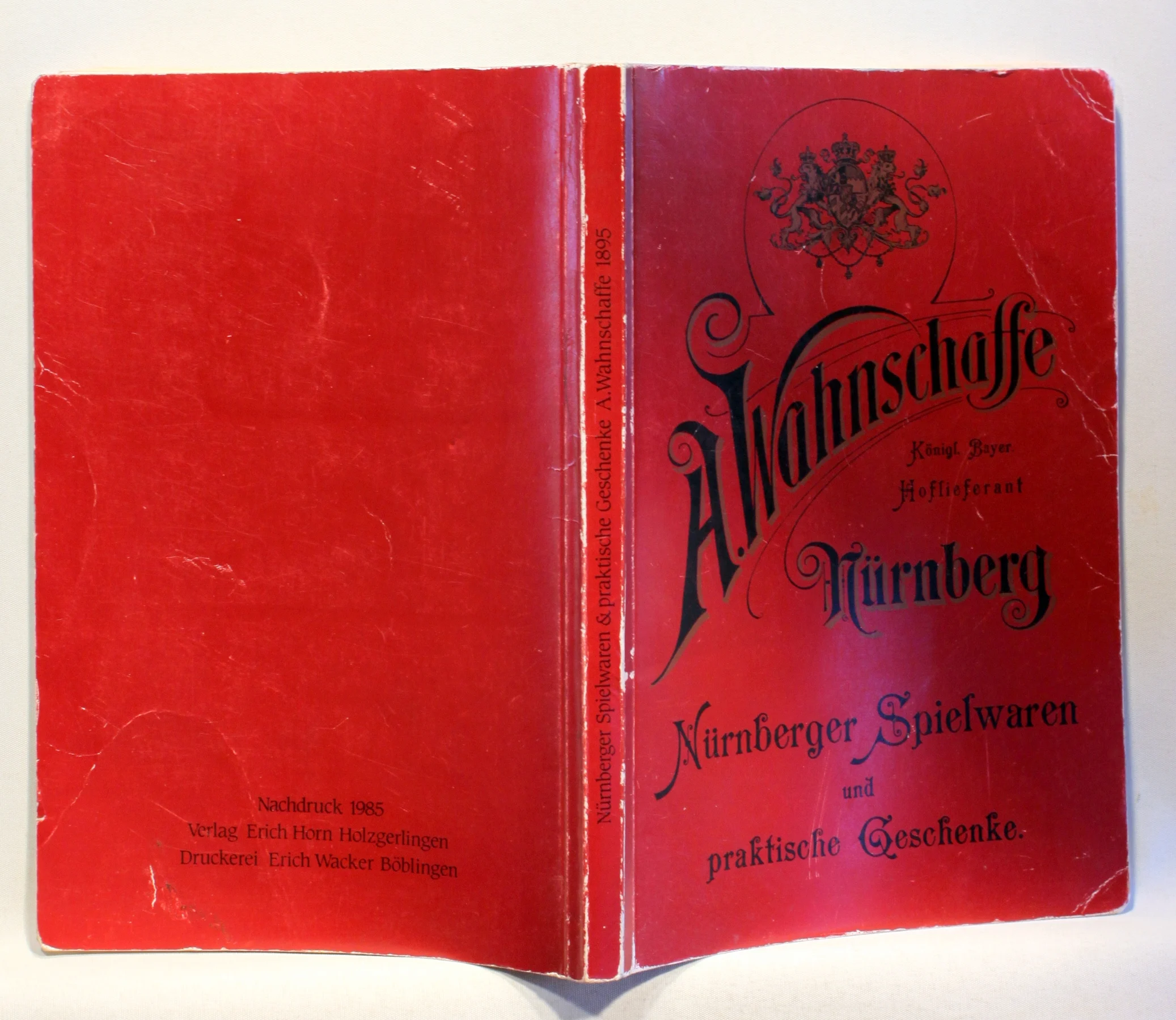 Nürnberger Spielwaren und praktische Geschenke. Von A. Wahnschaffe.