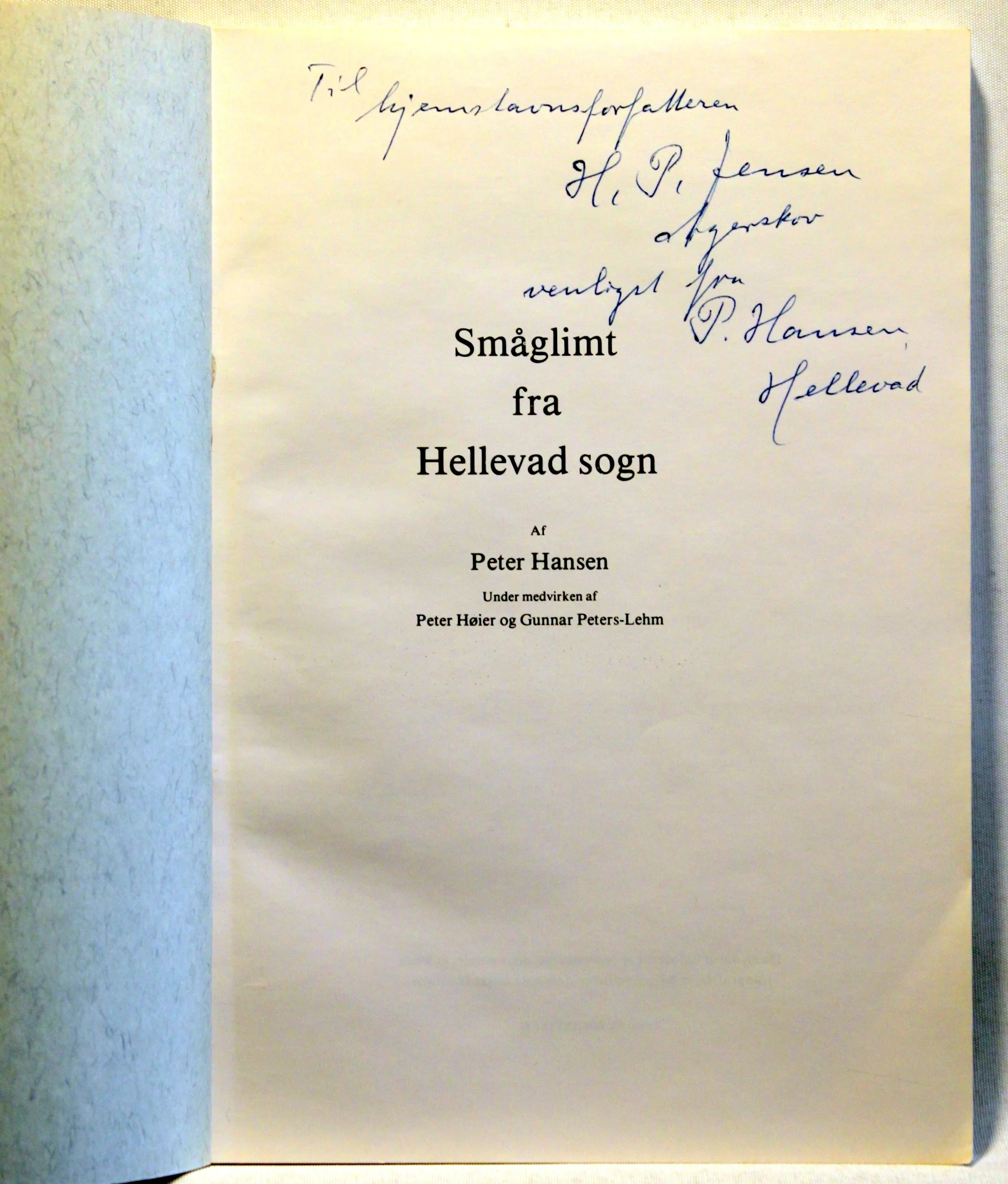 Småglimt fra Hellevad sogn