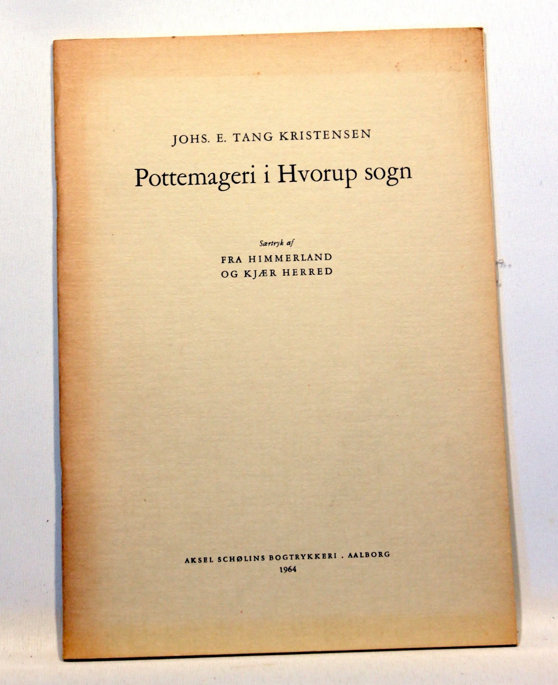 Pottemageri i Hvorup Sogn