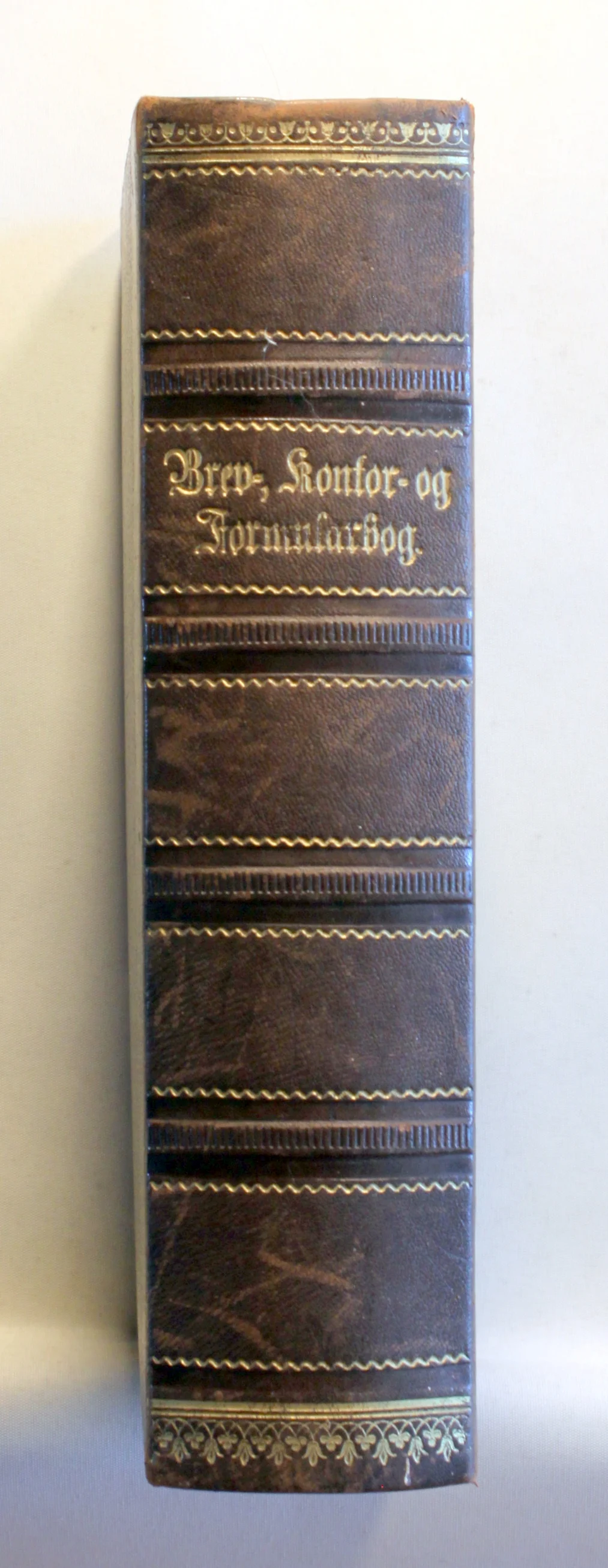 Brev-, Kontor- og Formularbog. Med tilhørende Tillæg