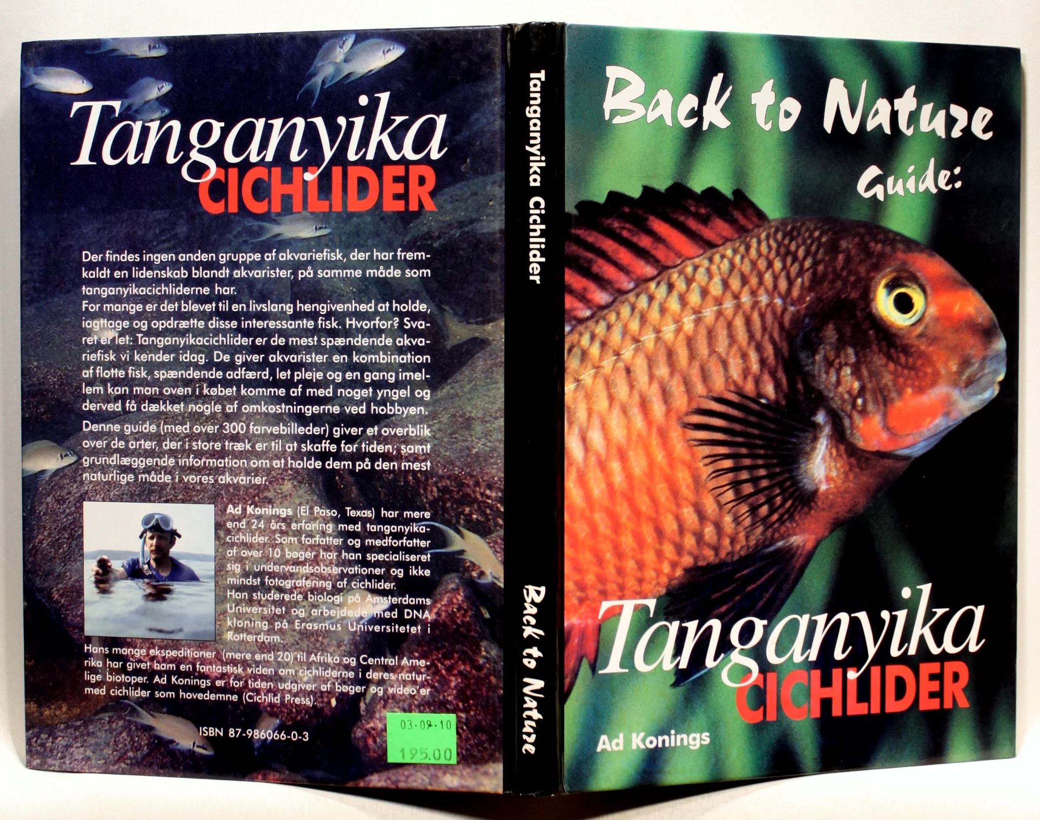 Tanganyika cichlider. Back to nature guide